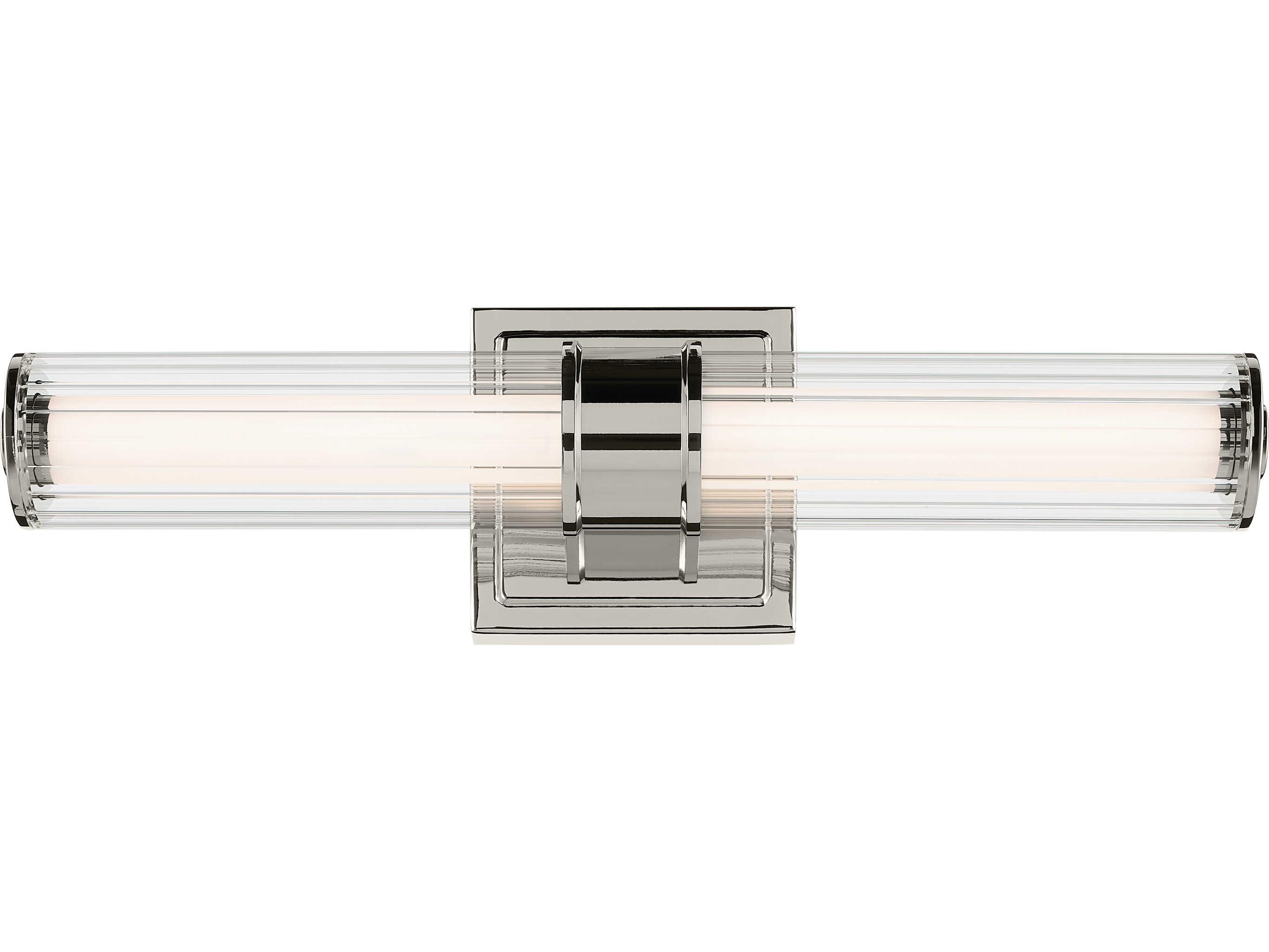 Kichler Laurene 1-Light Polished Nickel Vanity Light