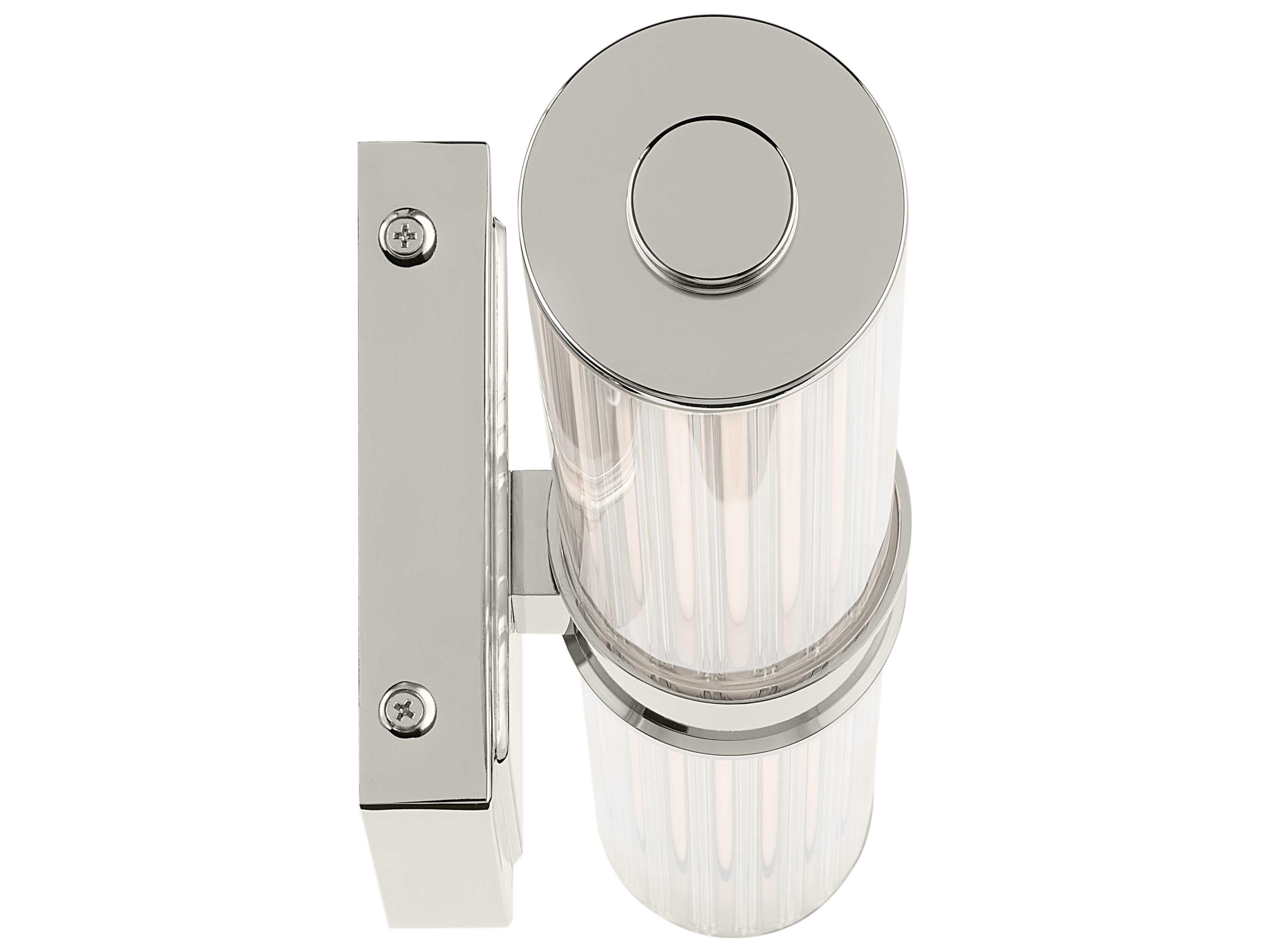 Kichler Laurene 1-Light Polished Nickel Vanity Light