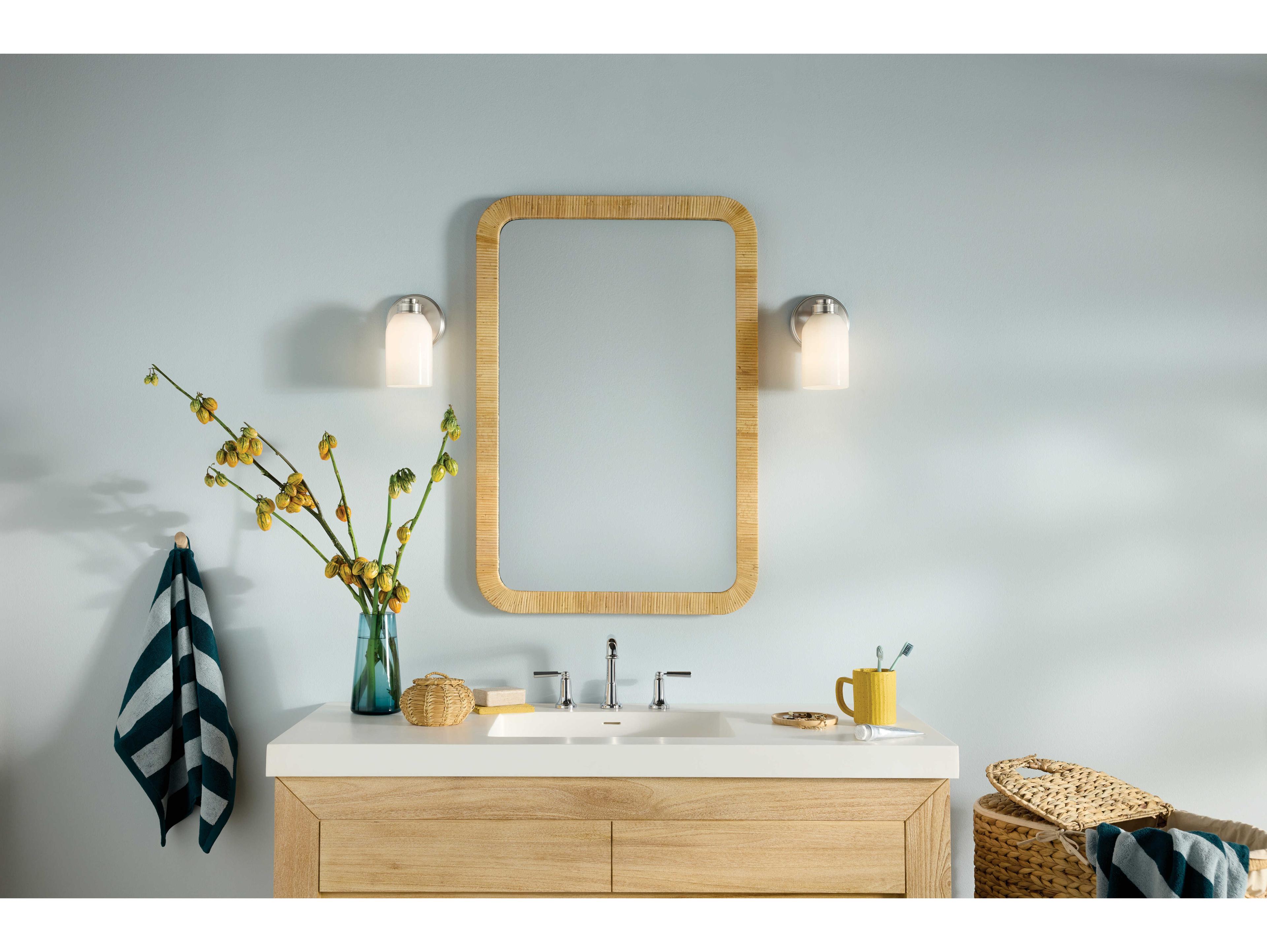 Kichler Shae 1-Light Brushed Nickel Wall Sconce