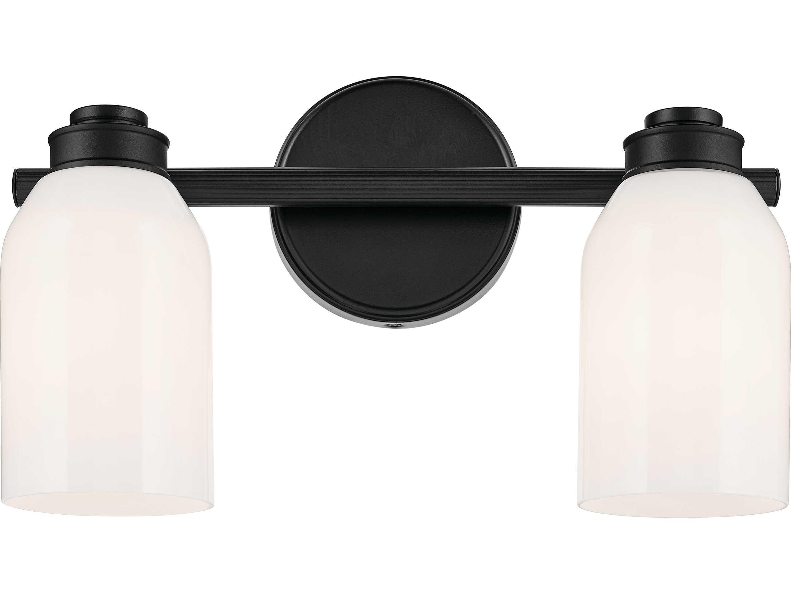 Kichler Shae 2-Light Black Vanity Light