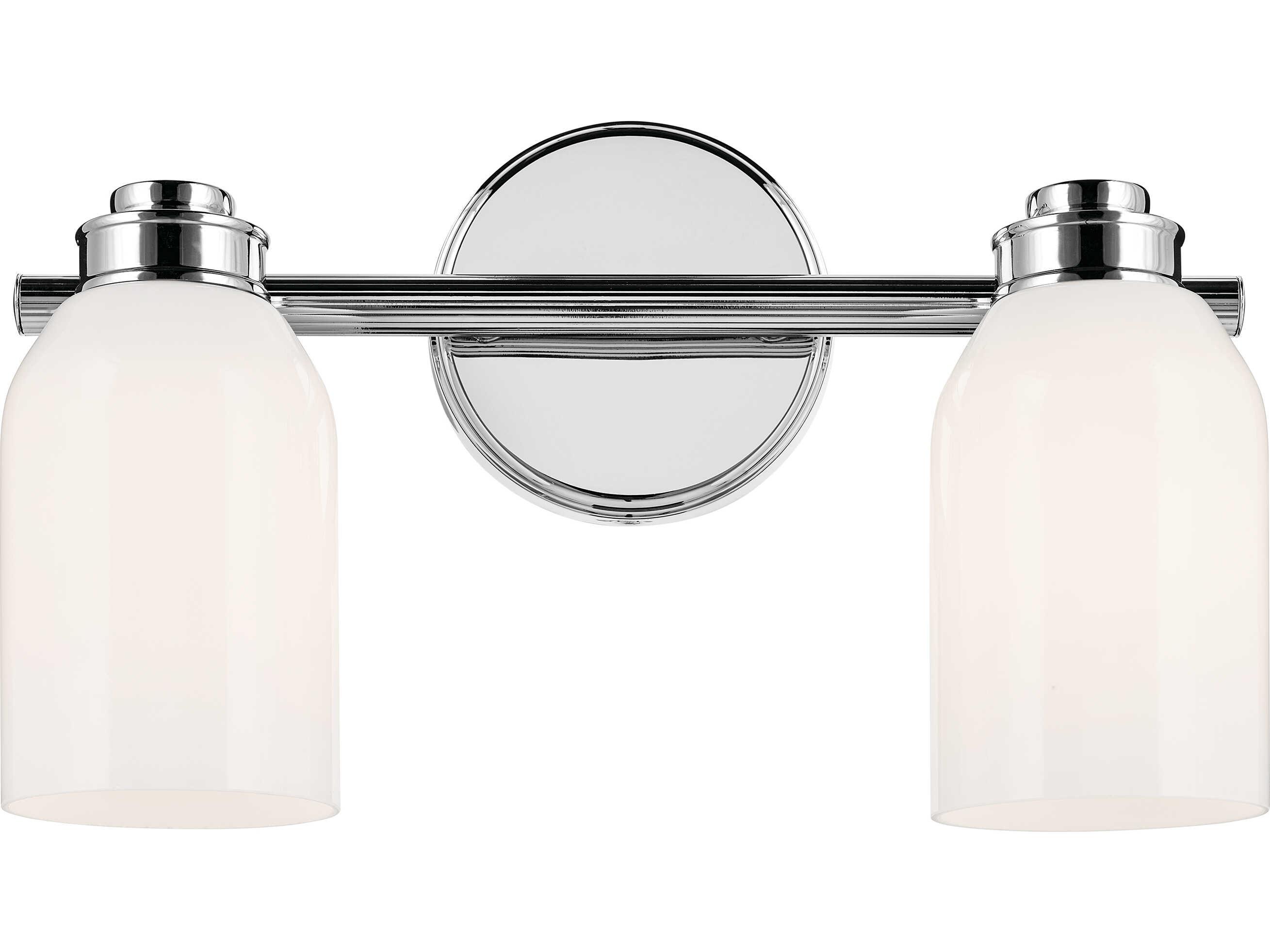 Kichler Shae 2-Light Chrome Vanity Light