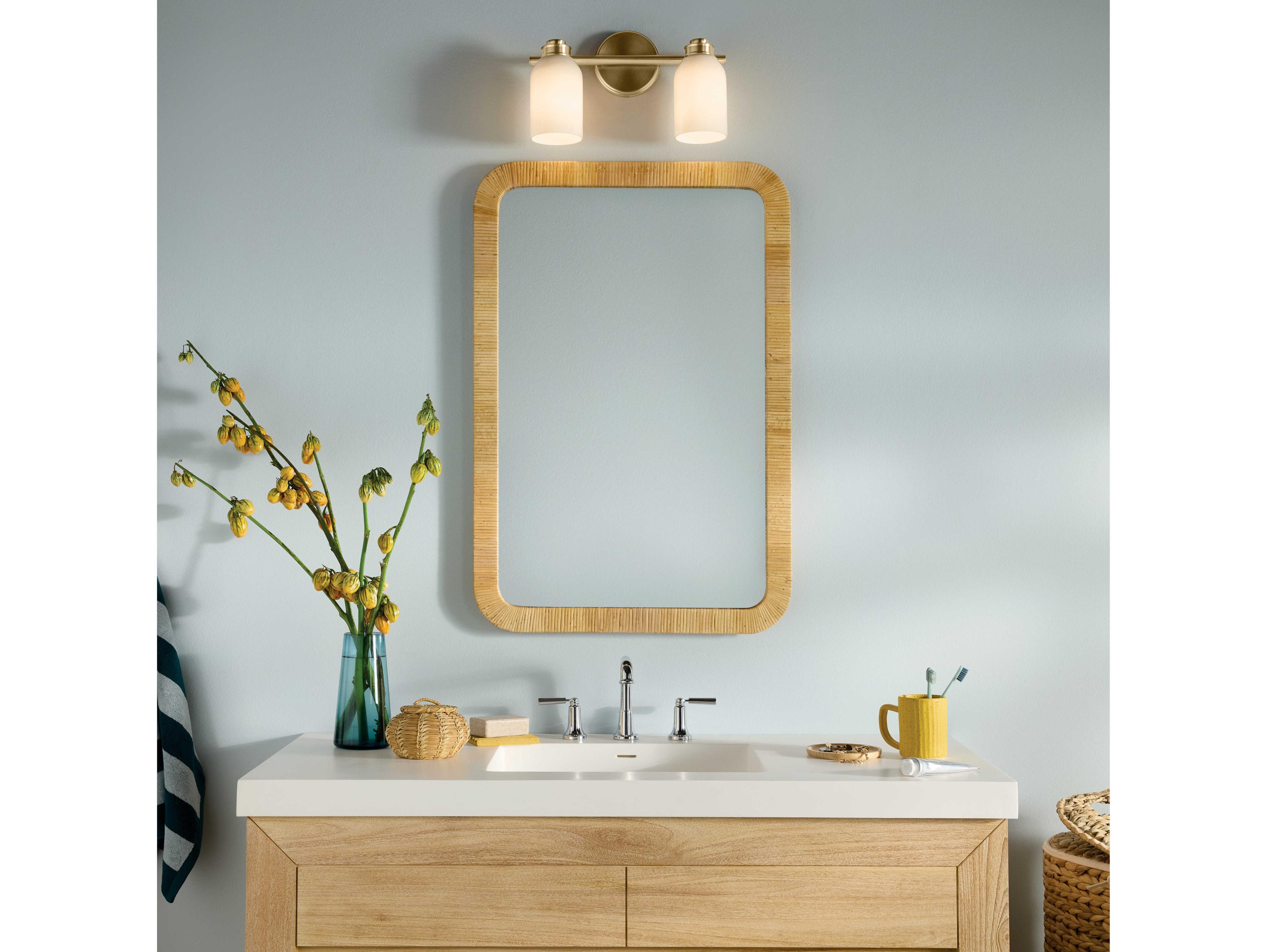 Kichler Shae 2-Light Champagne Bronze Vanity Light