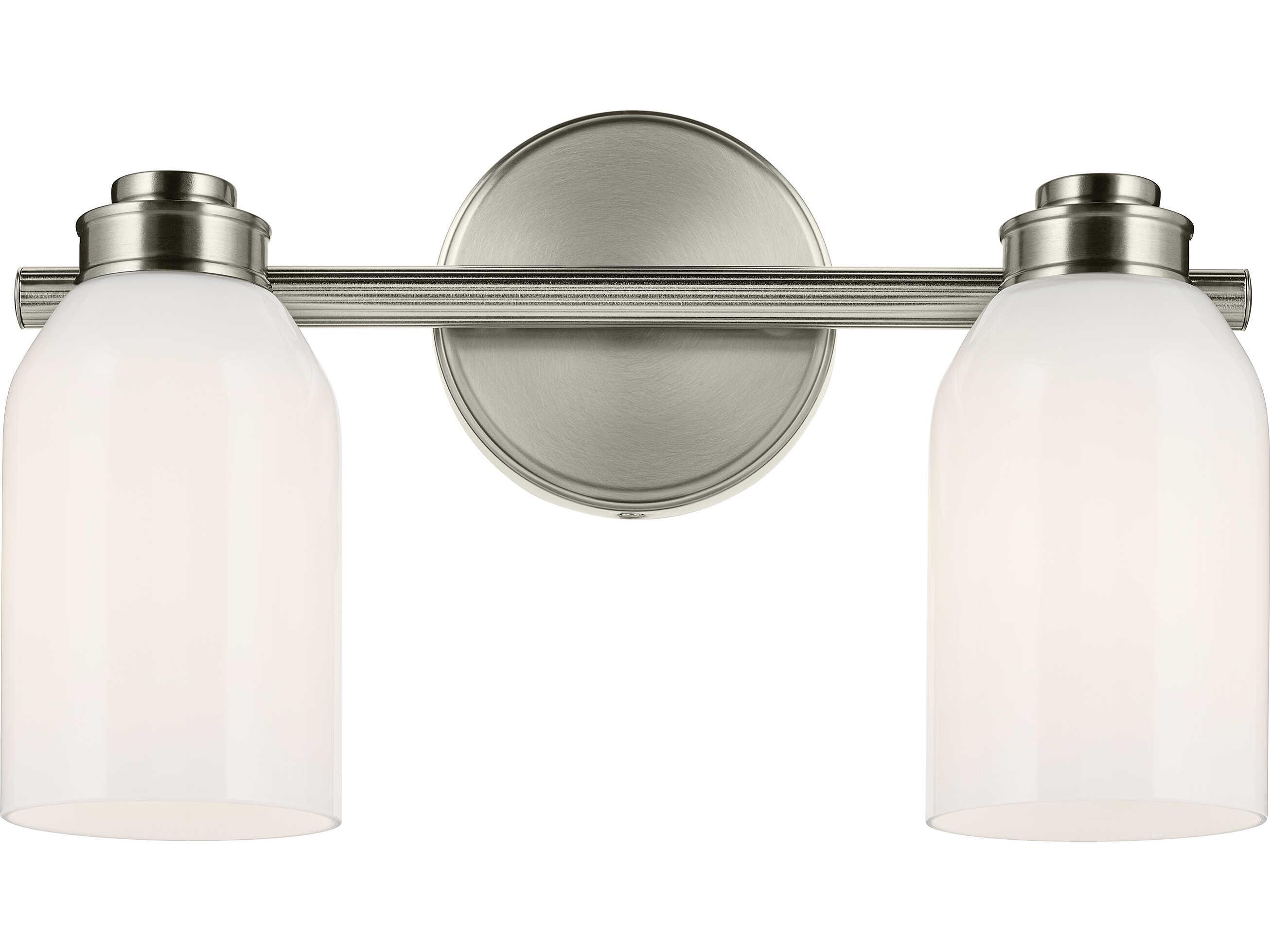 Kichler Shae 2-Light Brushed Nickel Vanity Light