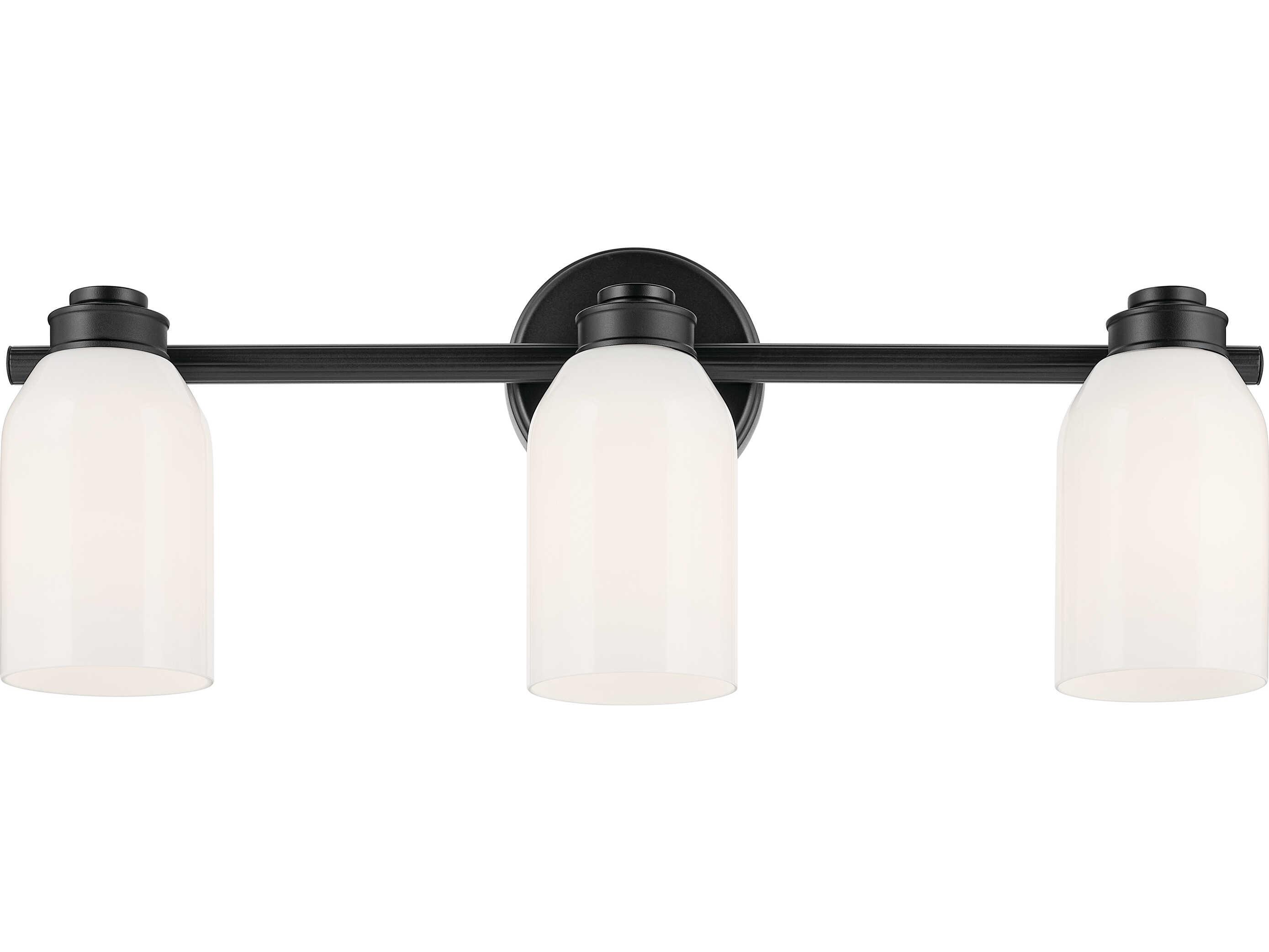 Kichler Shae 3-Light Black Vanity Light