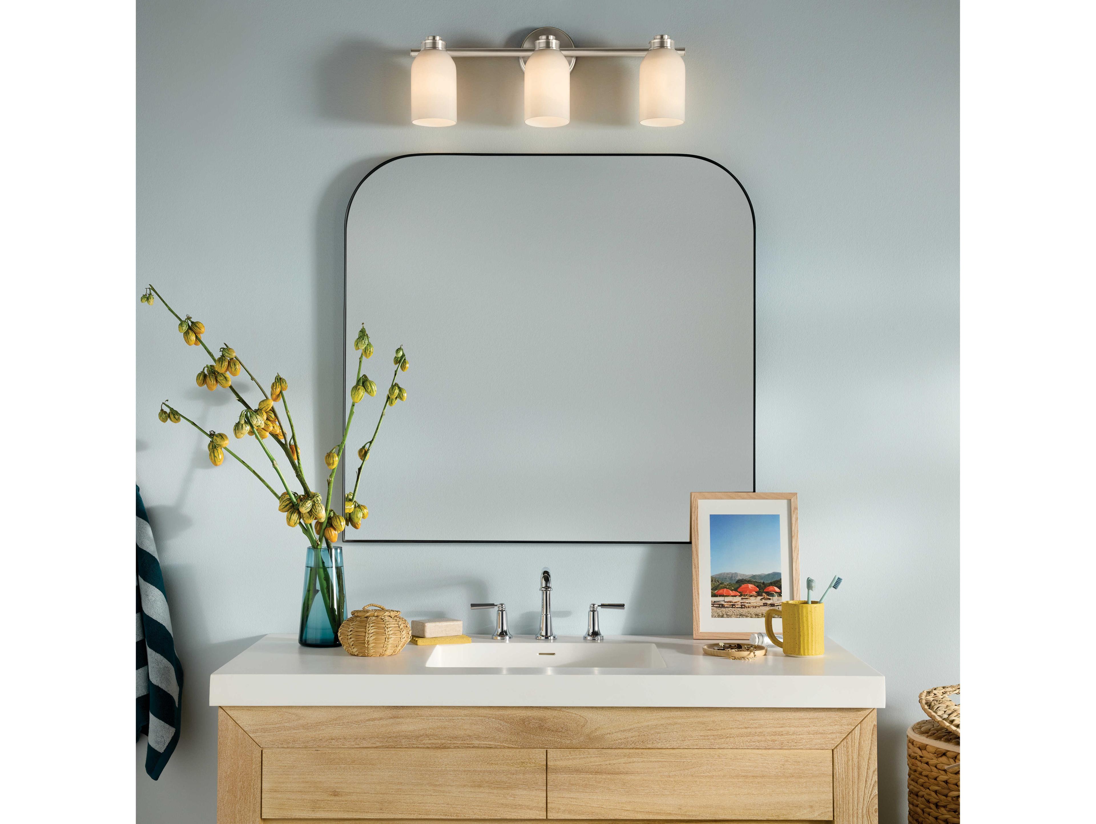 Kichler Shae 3-Light Brushed Nickel Vanity Light