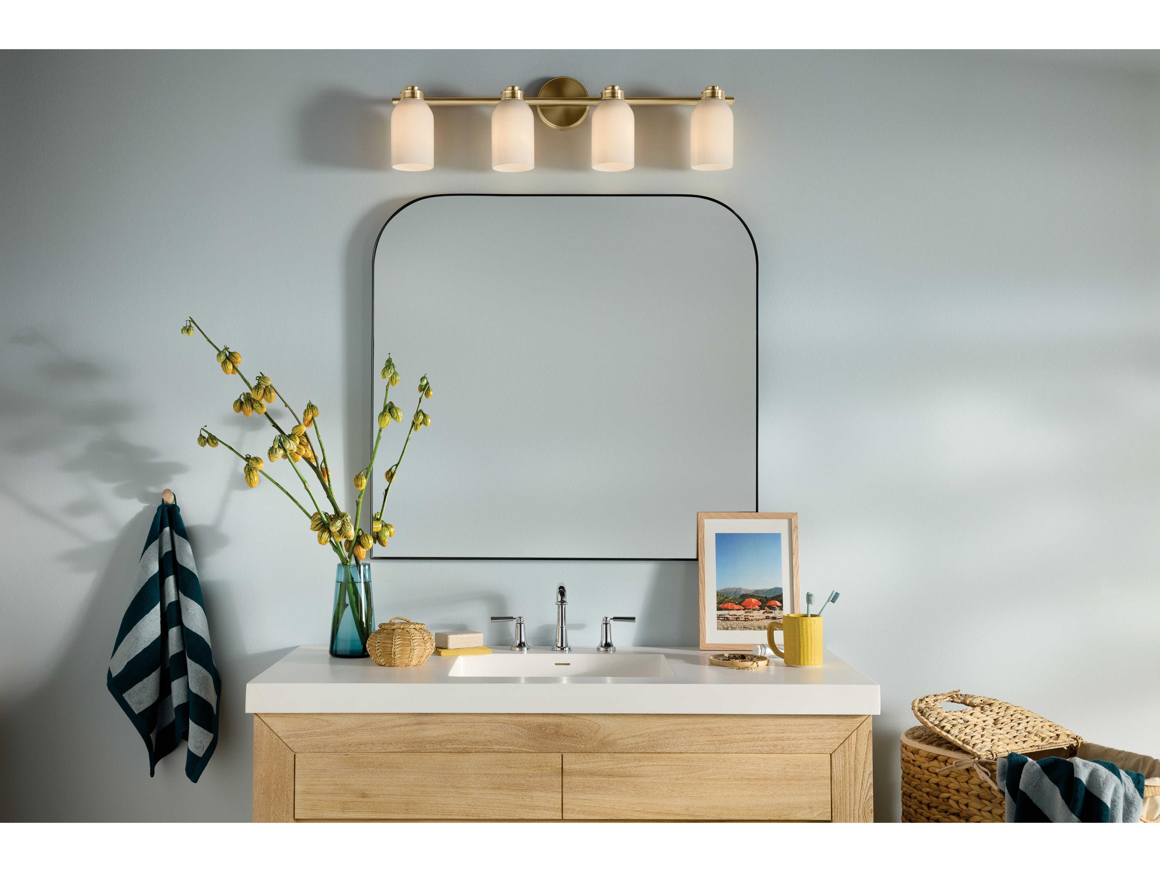 Kichler Shae 4-Light Champagne Bronze Vanity Light