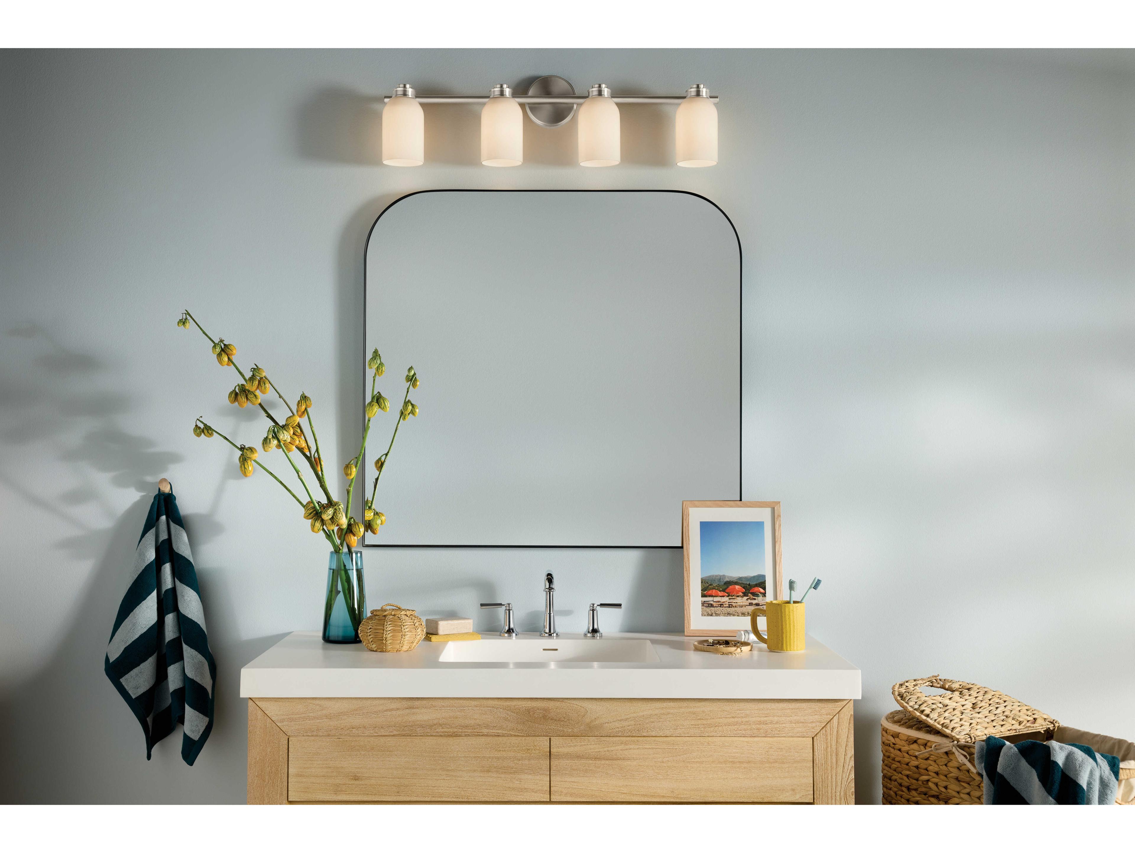 Kichler Shae 4-Light Brushed Nickel Vanity Light