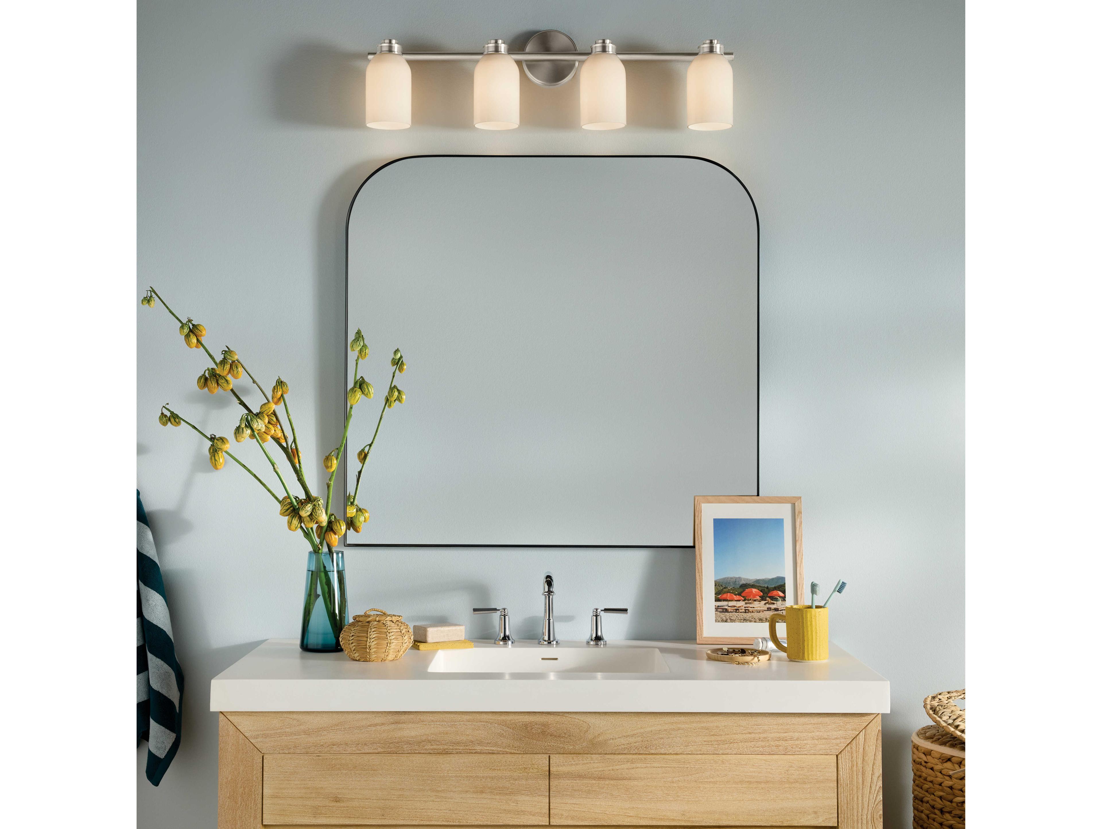 Kichler Shae 4-Light Brushed Nickel Vanity Light