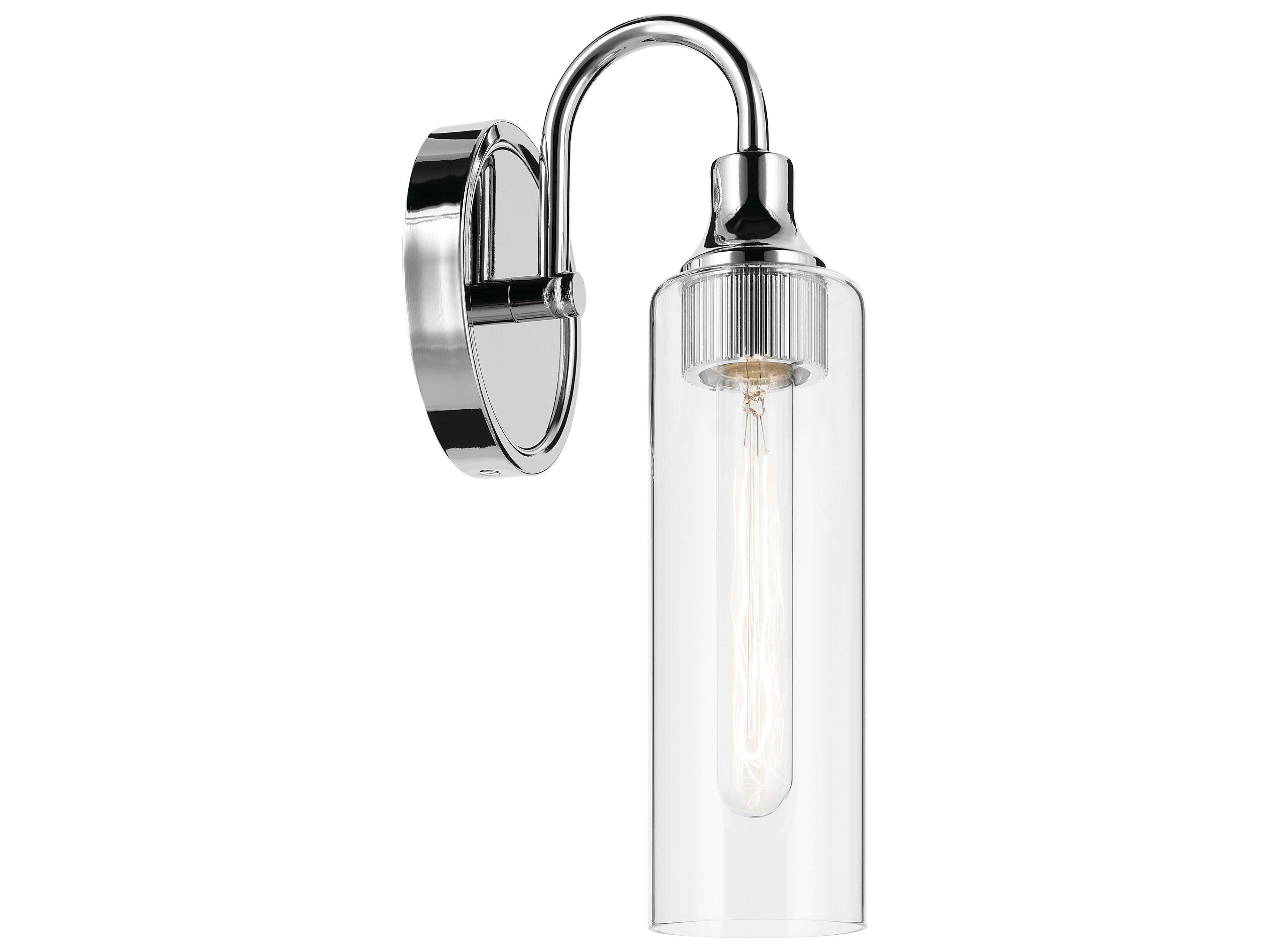 Kichler Kavi 1-Light Chrome Wall Sconce