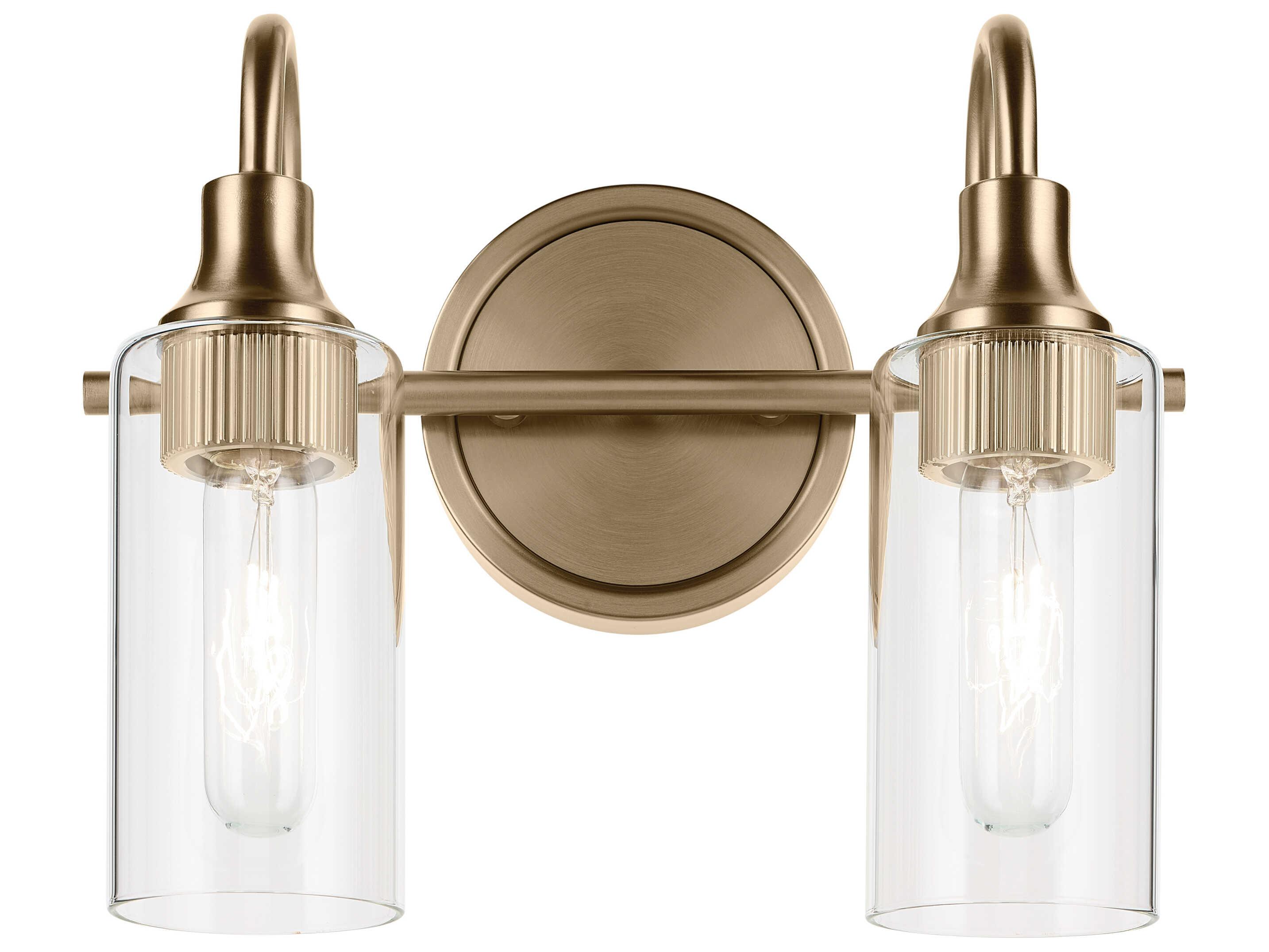 Kichler Kavi 2-Light Champagne Bronze Vanity Light