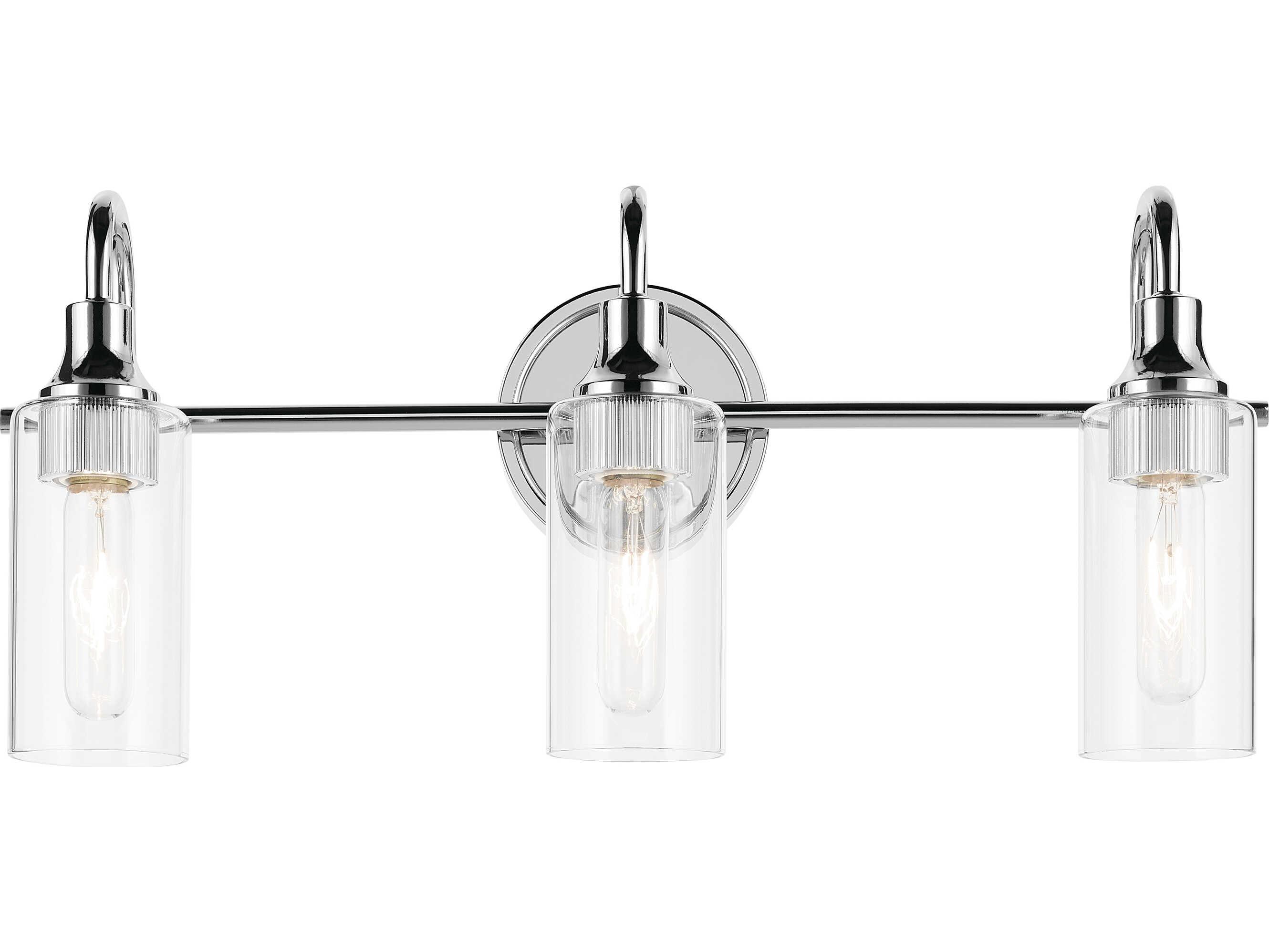 Kichler Kavi 3-Light Chrome Vanity Light