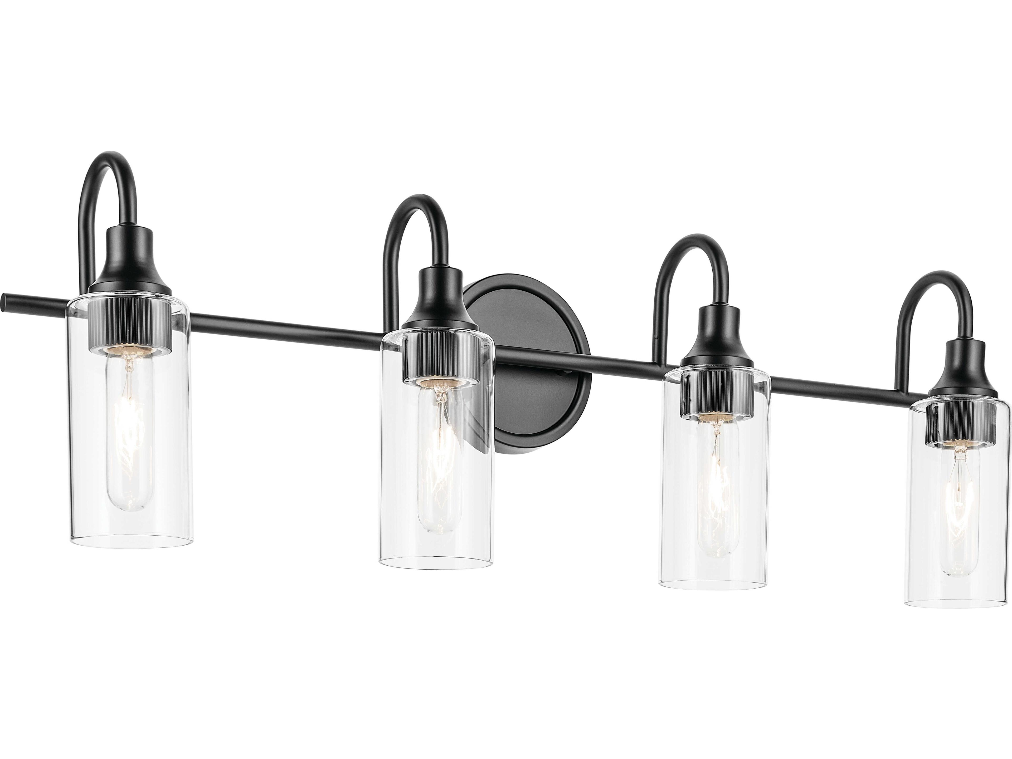 Kichler Kavi 4-Light Black Vanity Light