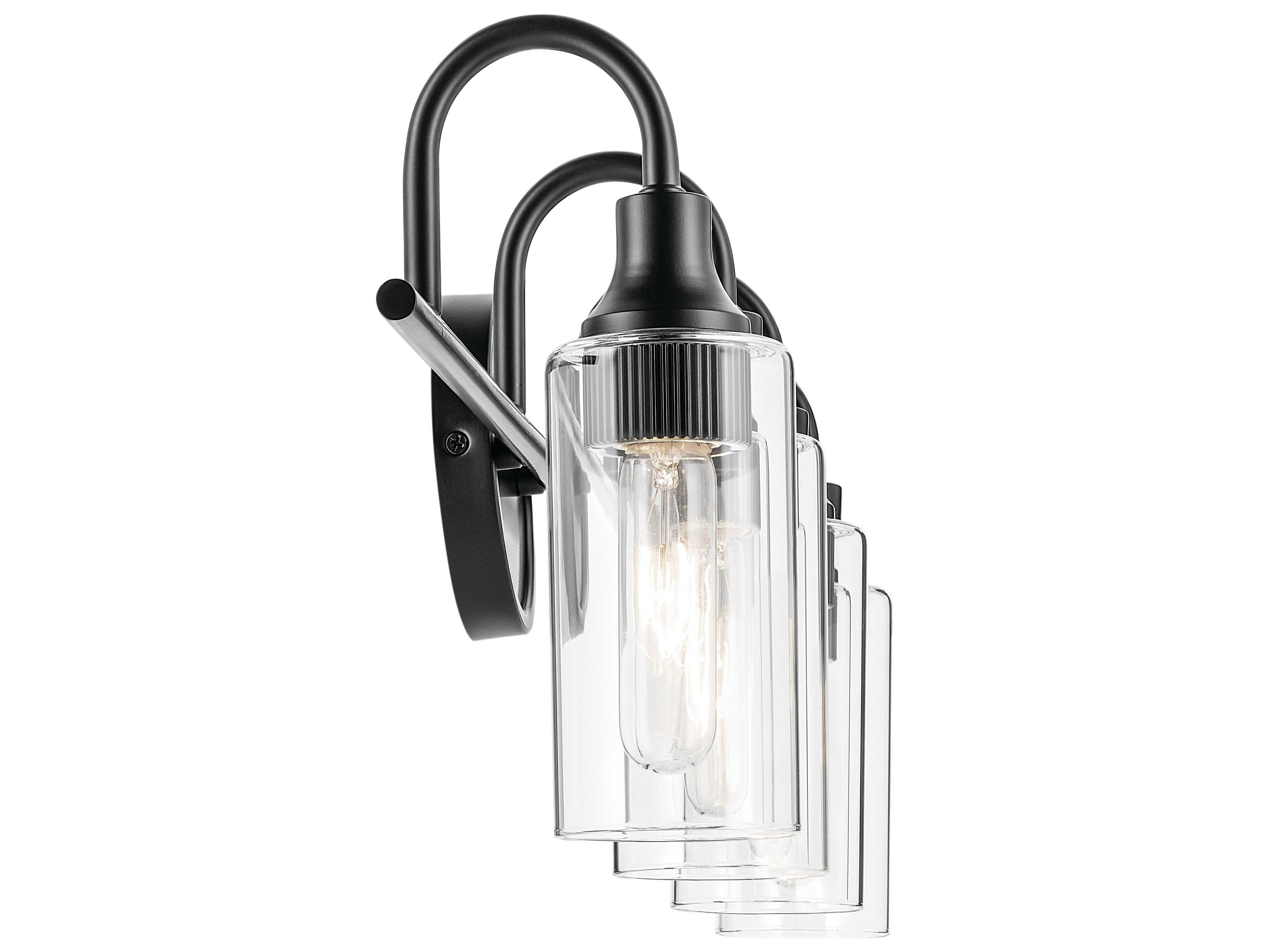 Kichler Kavi 4-Light Black Vanity Light