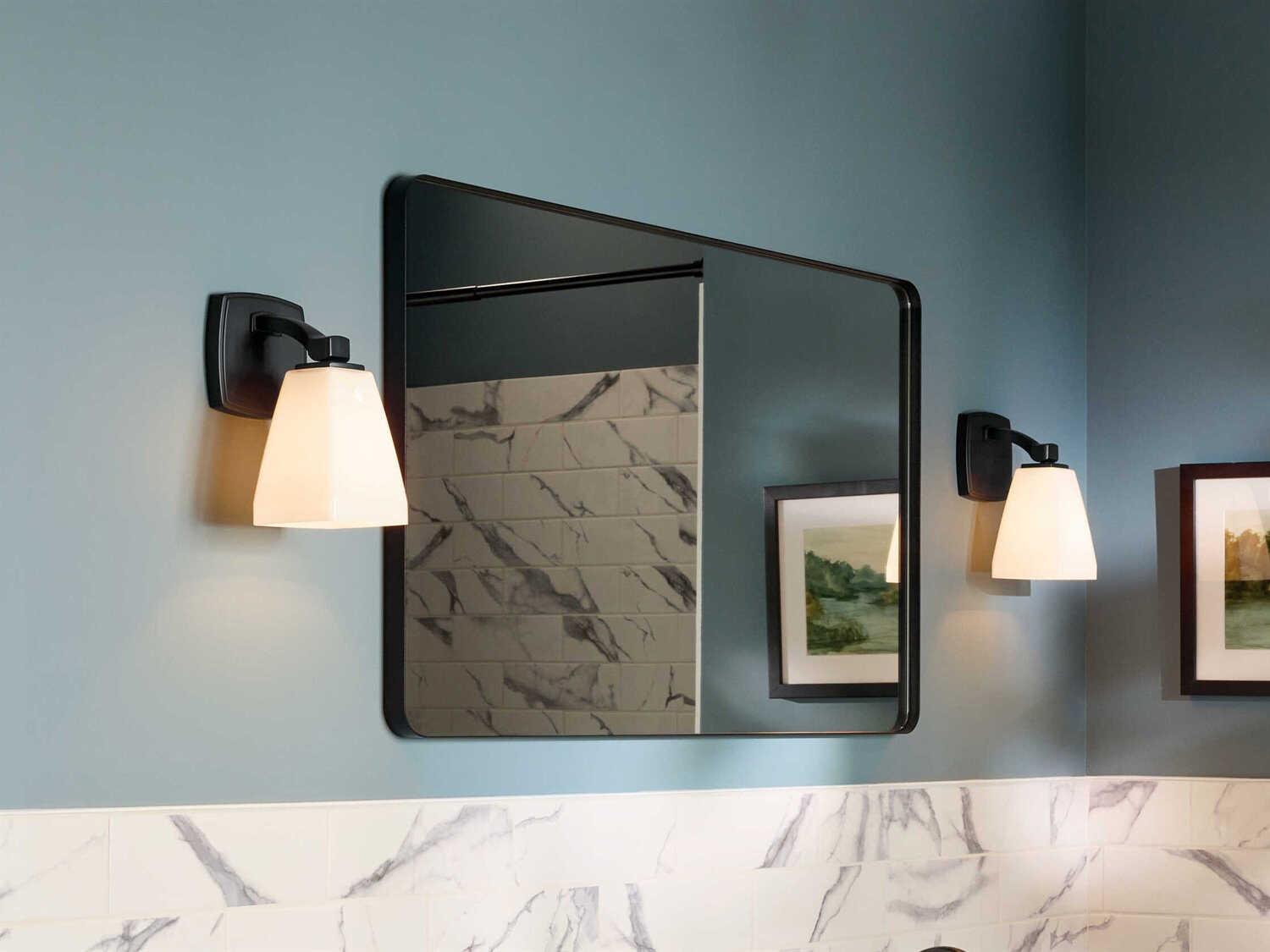 Kichler Marant 1-Light Black Wall Sconce