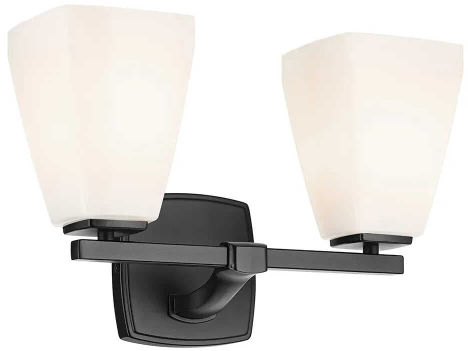 Kichler Marant 2-Light Black Vanity Light