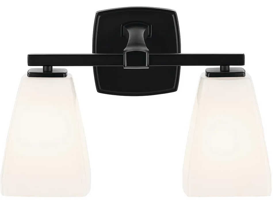 Kichler Marant 2-Light Black Vanity Light