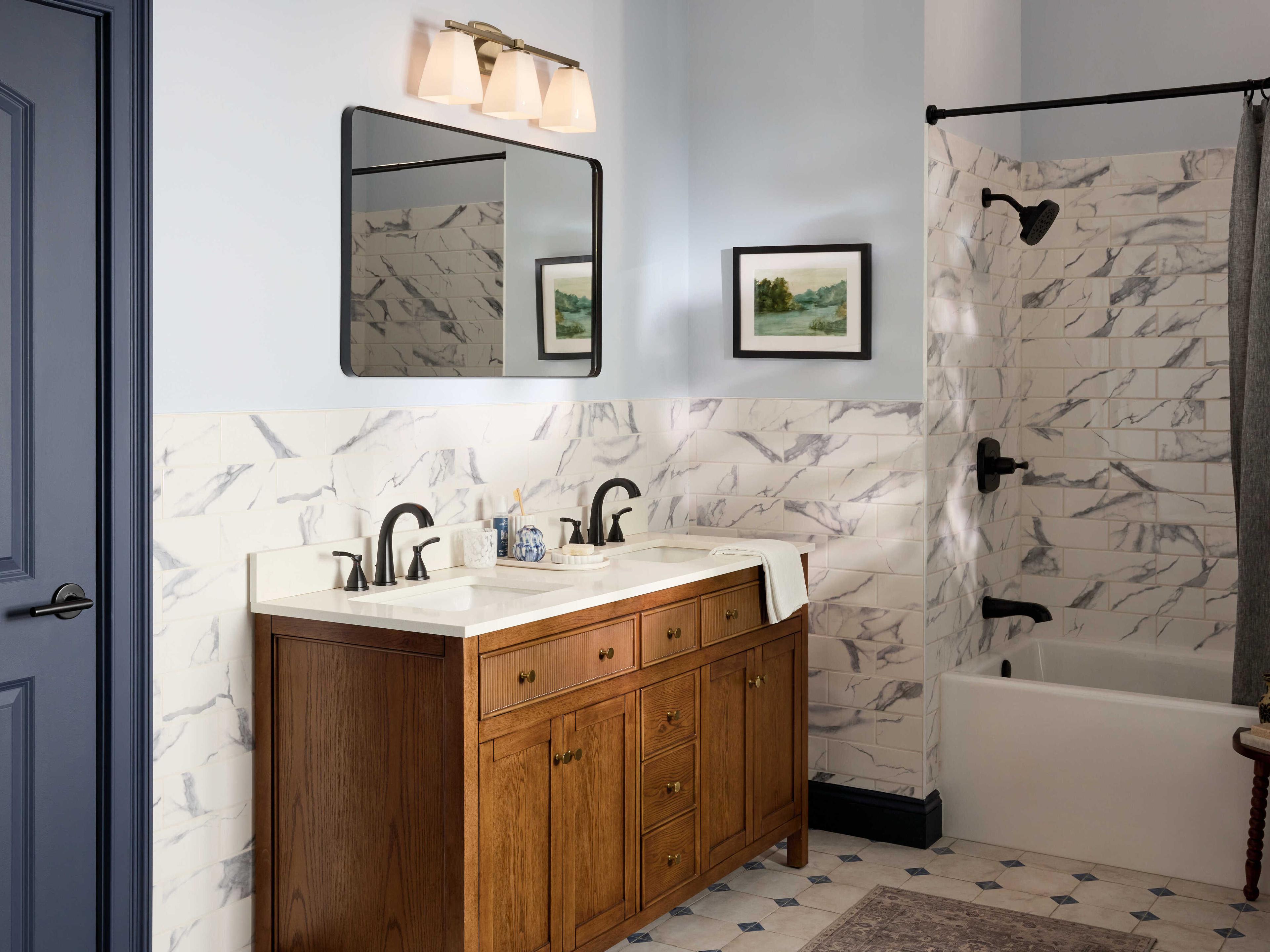 Kichler Marant 3-Light Champagne Bronze Vanity Light