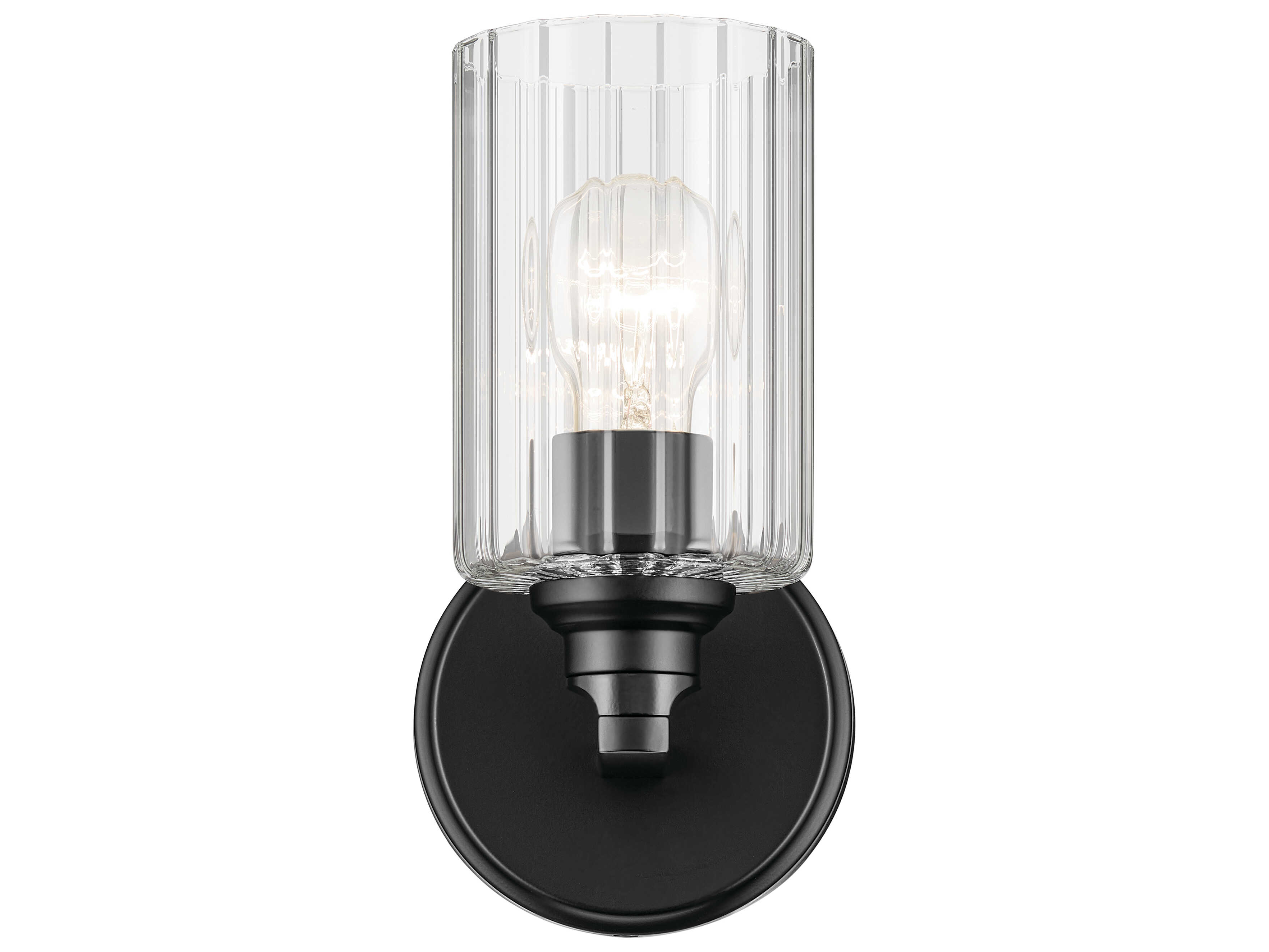 Kichler Gioe 1-Light Black Wall Sconce