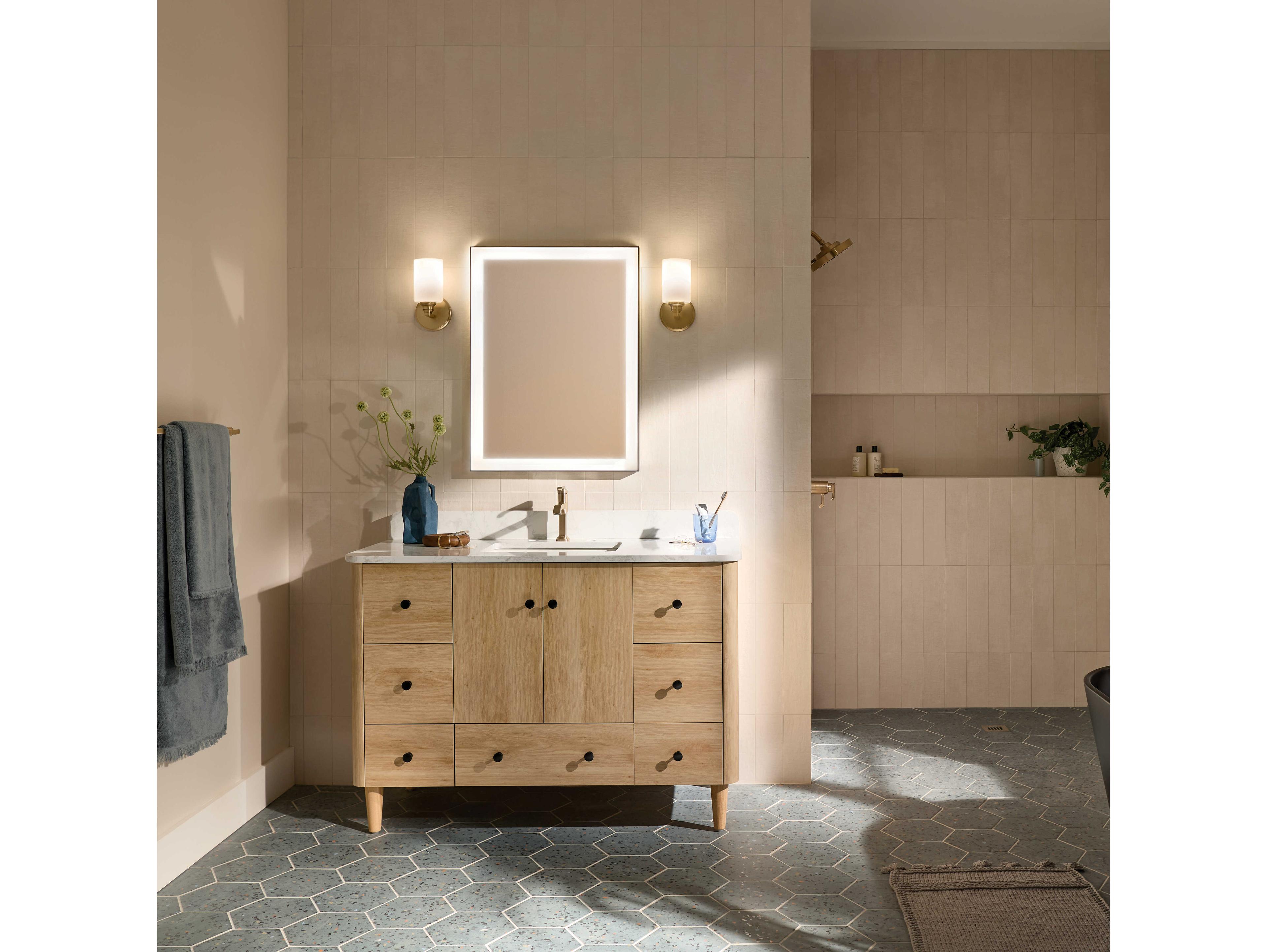 Kichler Gioe 1-Light Champagne Bronze Wall Sconce