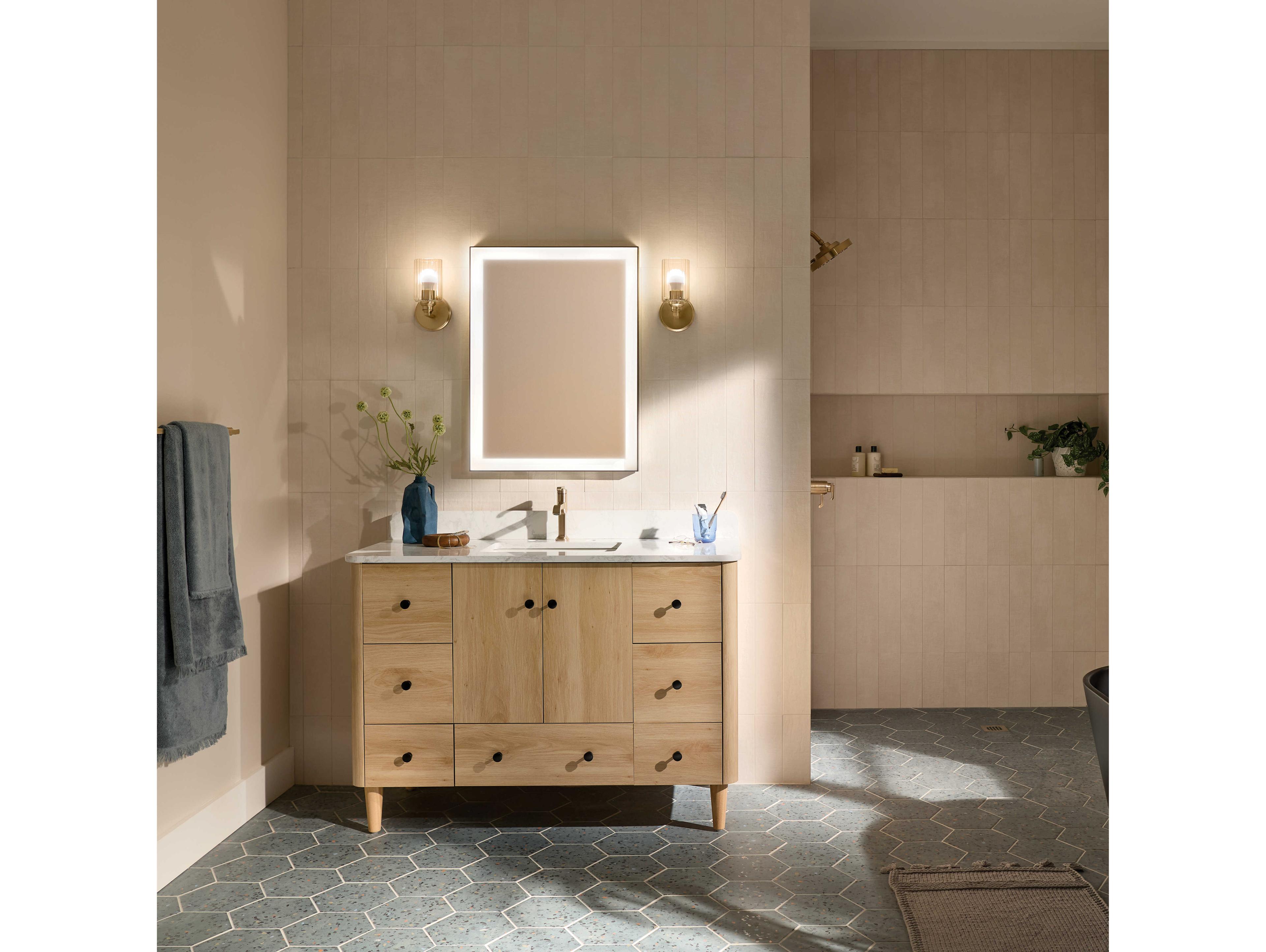 Kichler Gioe 1-Light Champagne Bronze Wall Sconce