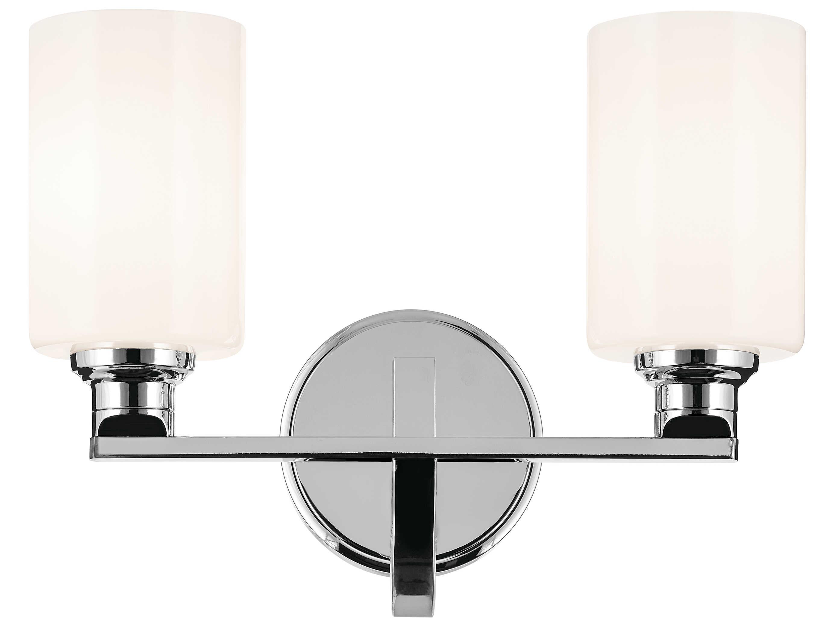Kichler Gioe 2-Light Chrome Vanity Light