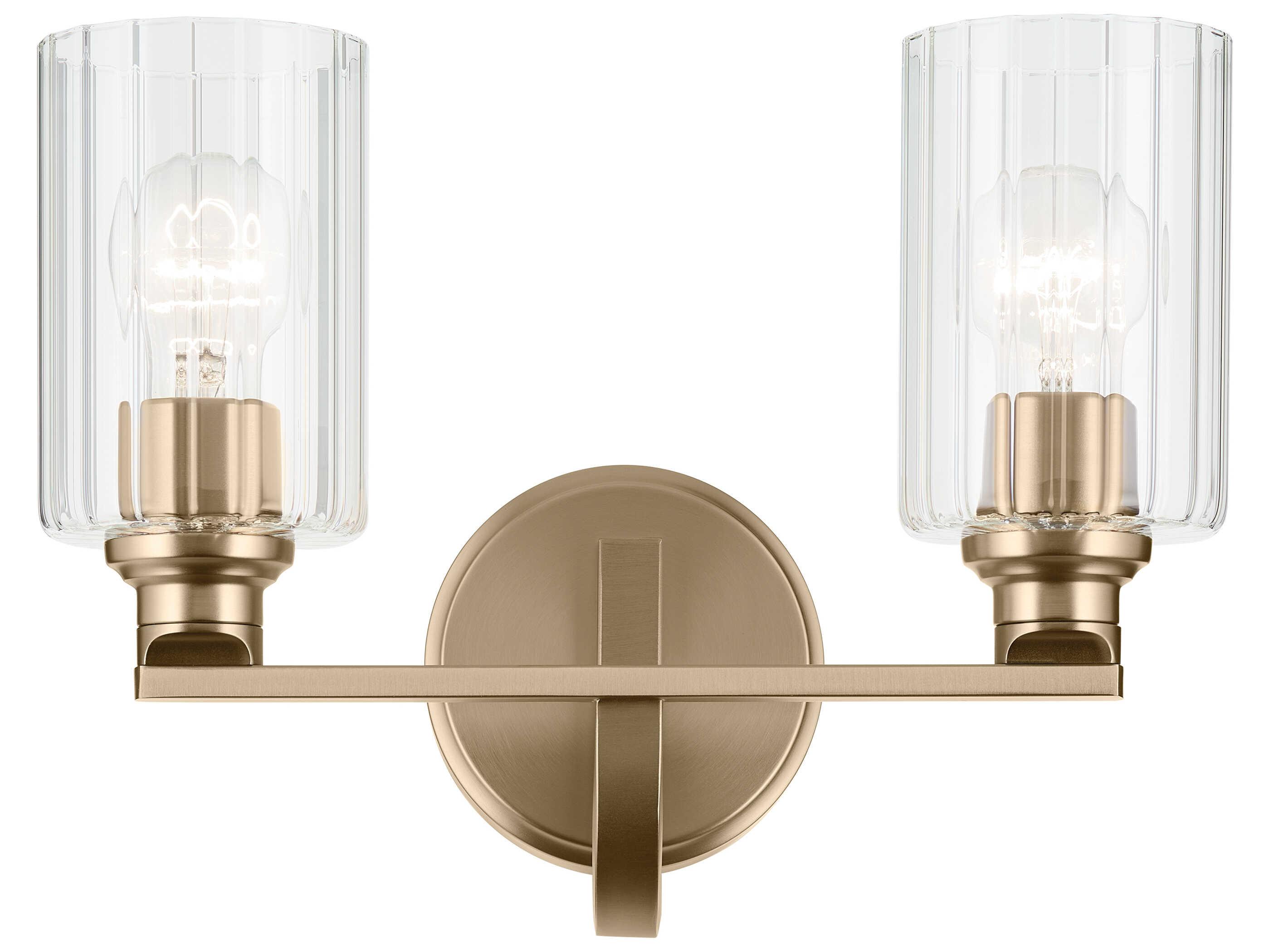 Kichler Gioe 2-Light Champagne Bronze Vanity Light