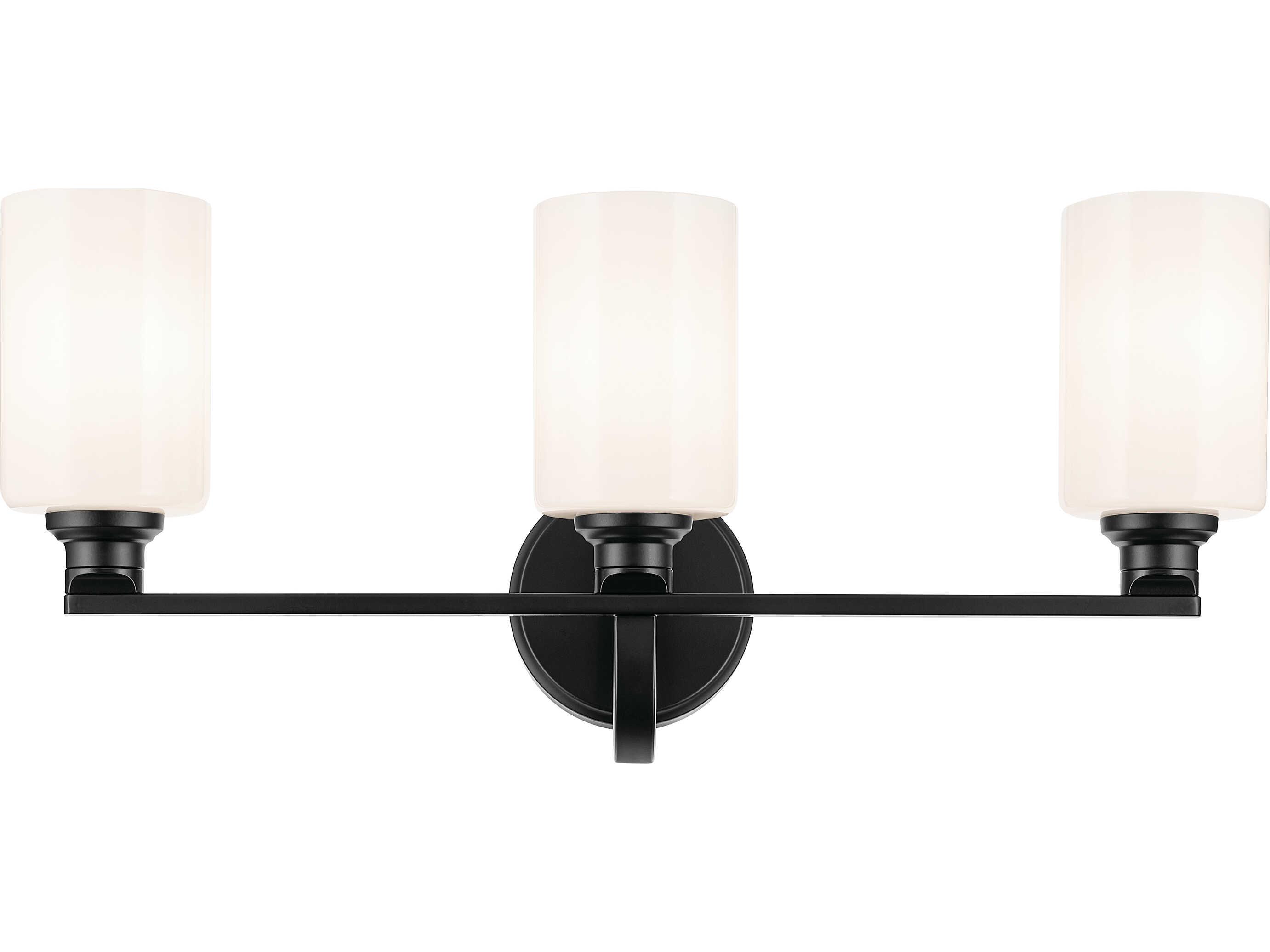 Kichler Gioe 3-Light Black Vanity Light