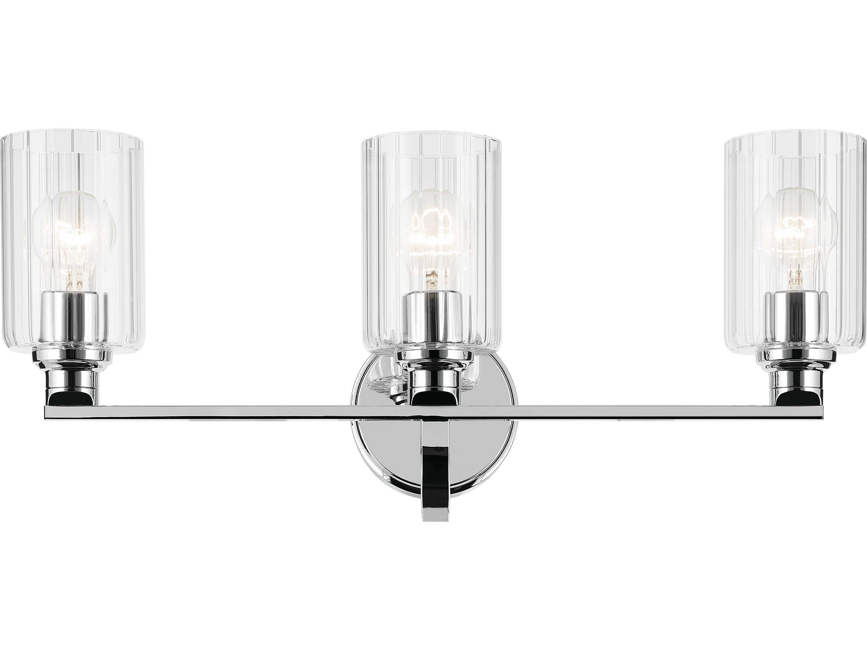 Kichler Gioe 3-Light Chrome Vanity Light