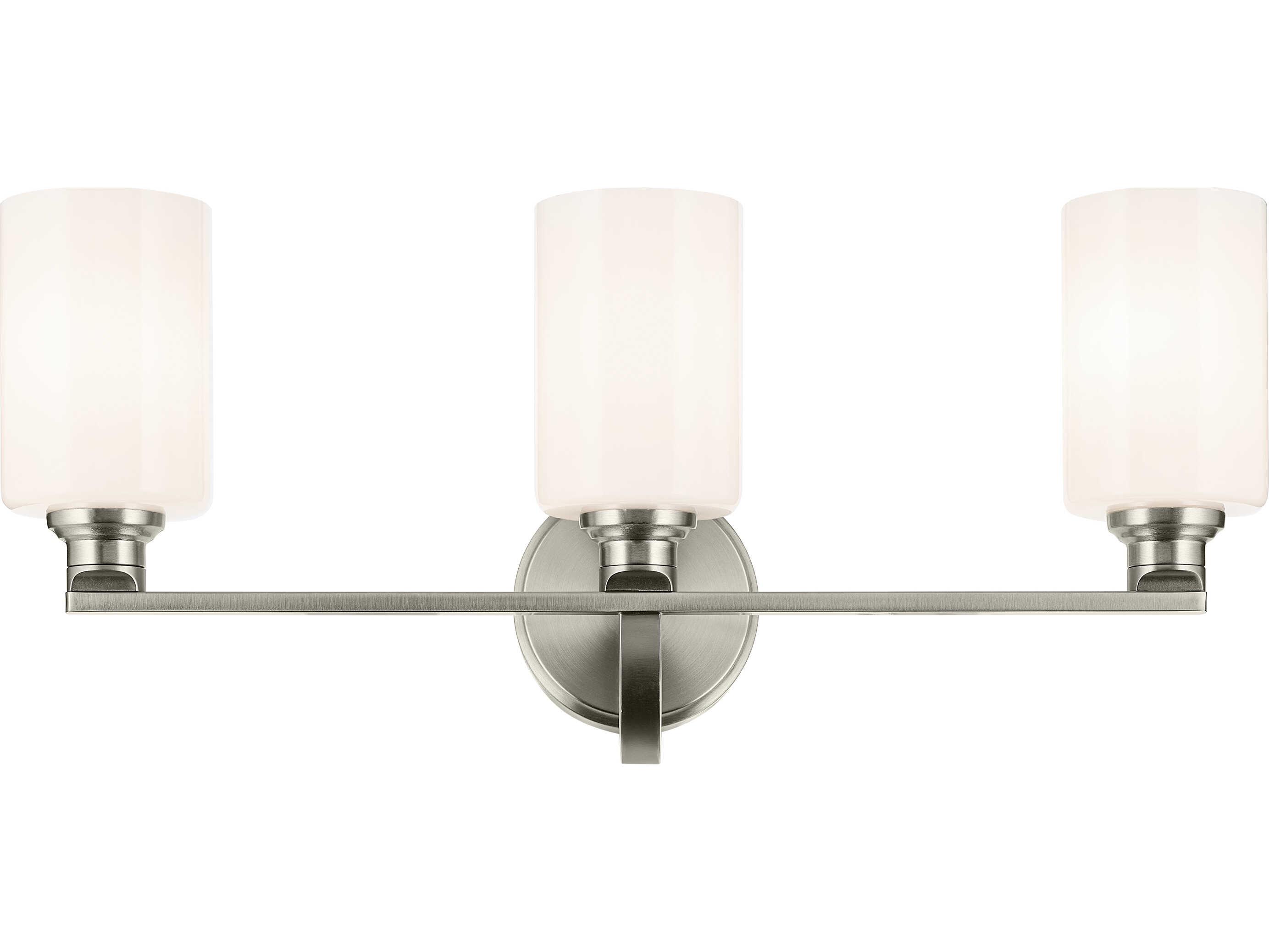 Kichler Gioe 3-Light Brushed Nickel Vanity Light