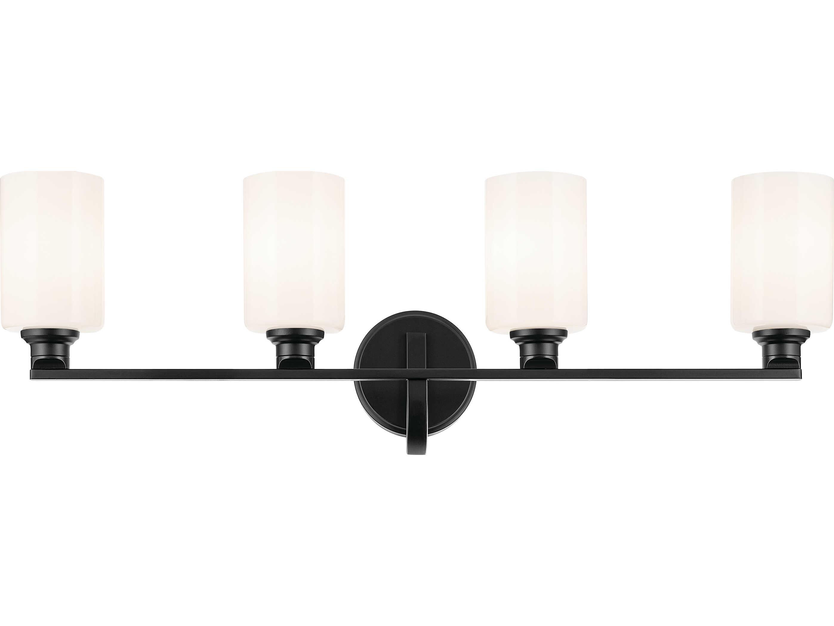 Kichler Gioe 4-Light Black Vanity Light