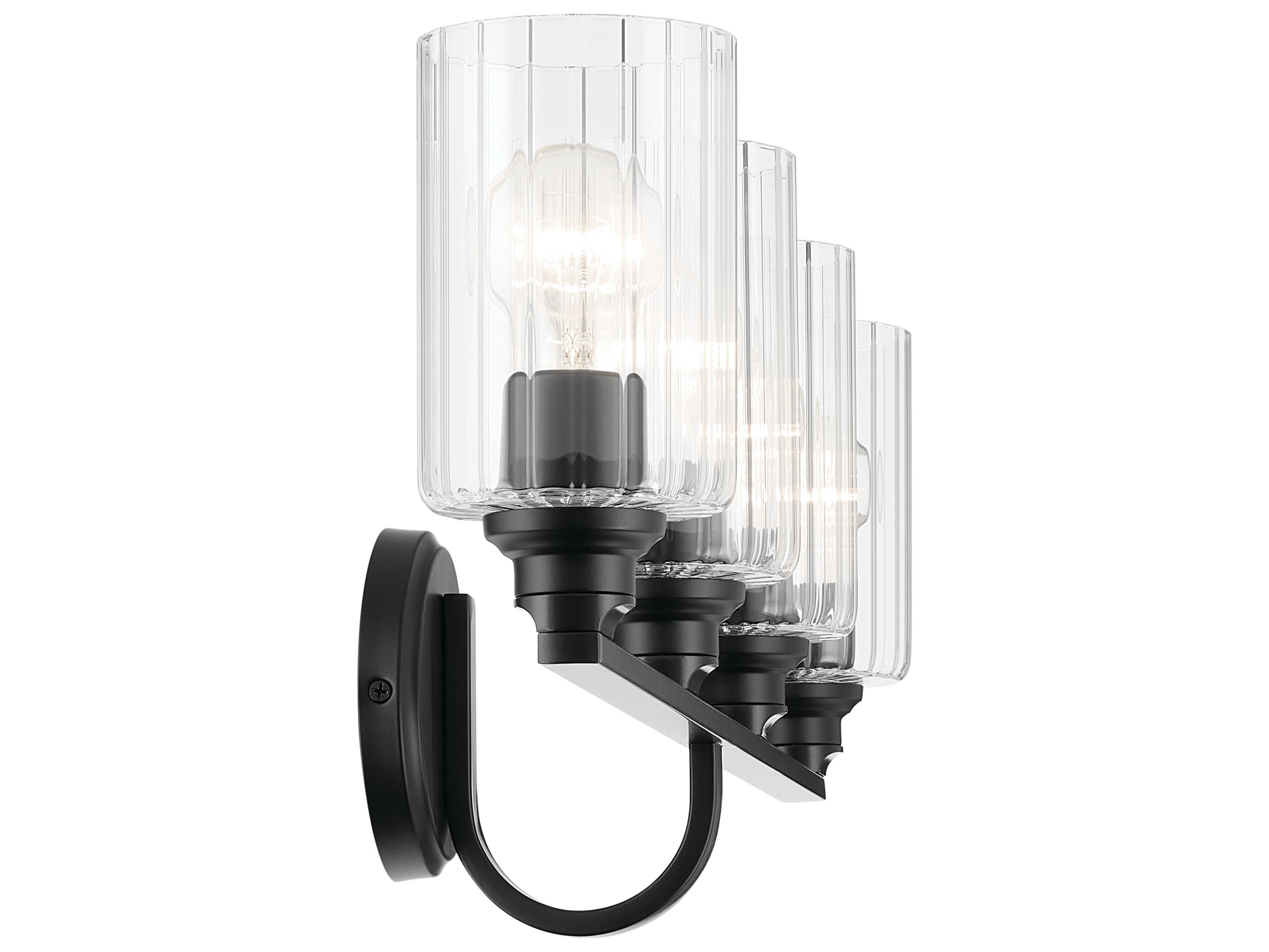 Kichler Gioe 4-Light Black Vanity Light