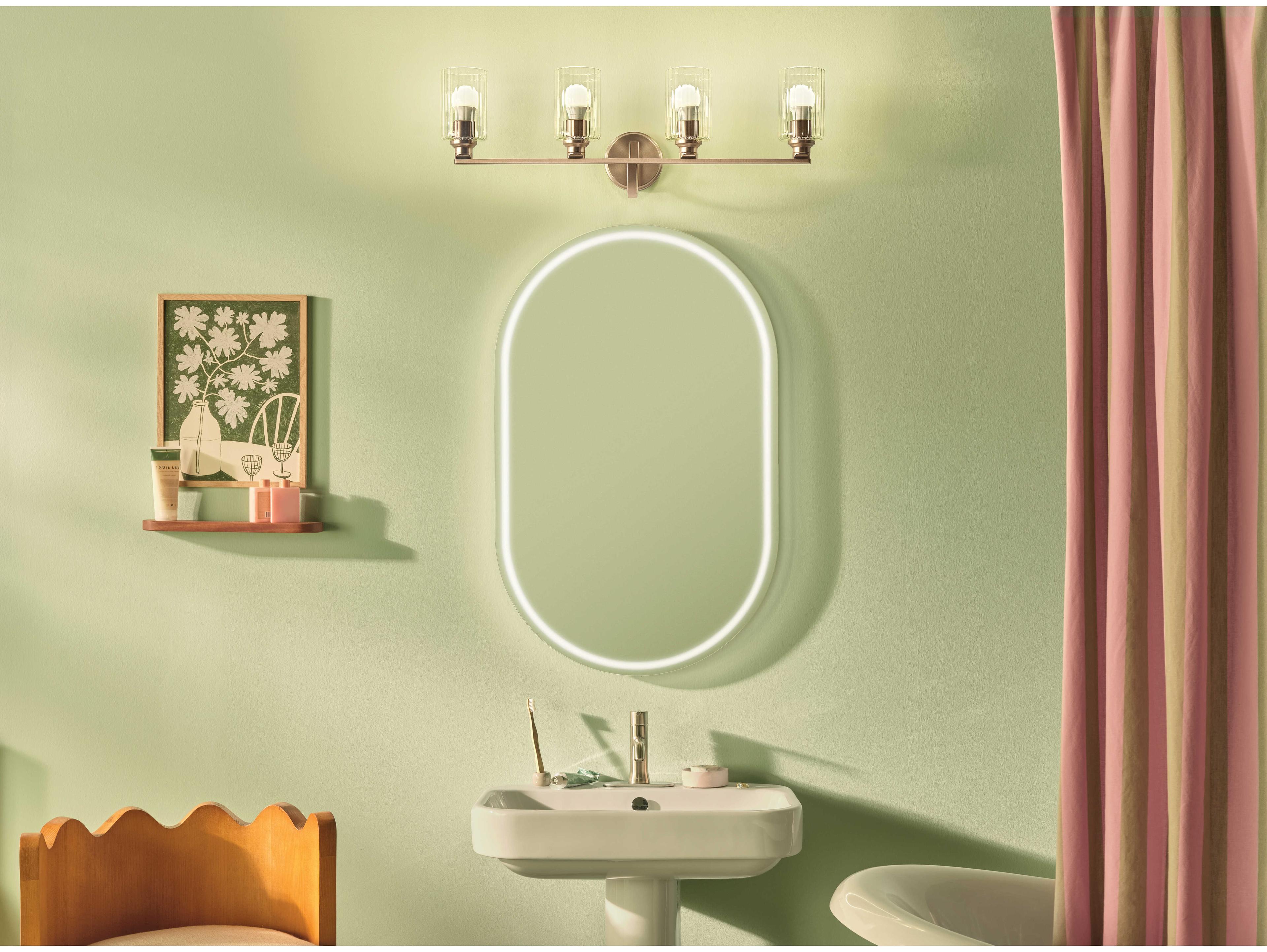 Kichler Gioe 4-Light Champagne Bronze Vanity Light