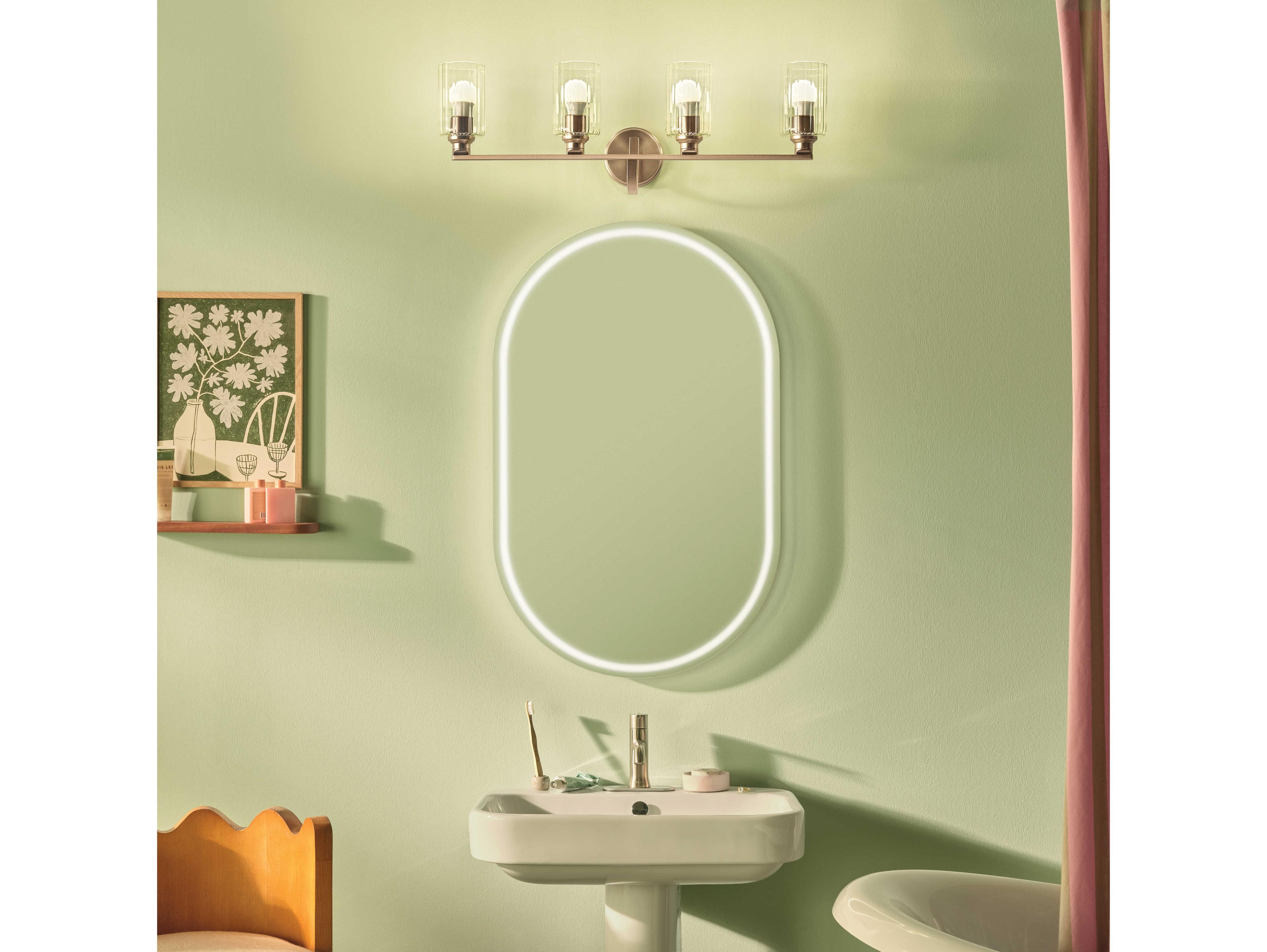 Kichler Gioe 4-Light Champagne Bronze Vanity Light