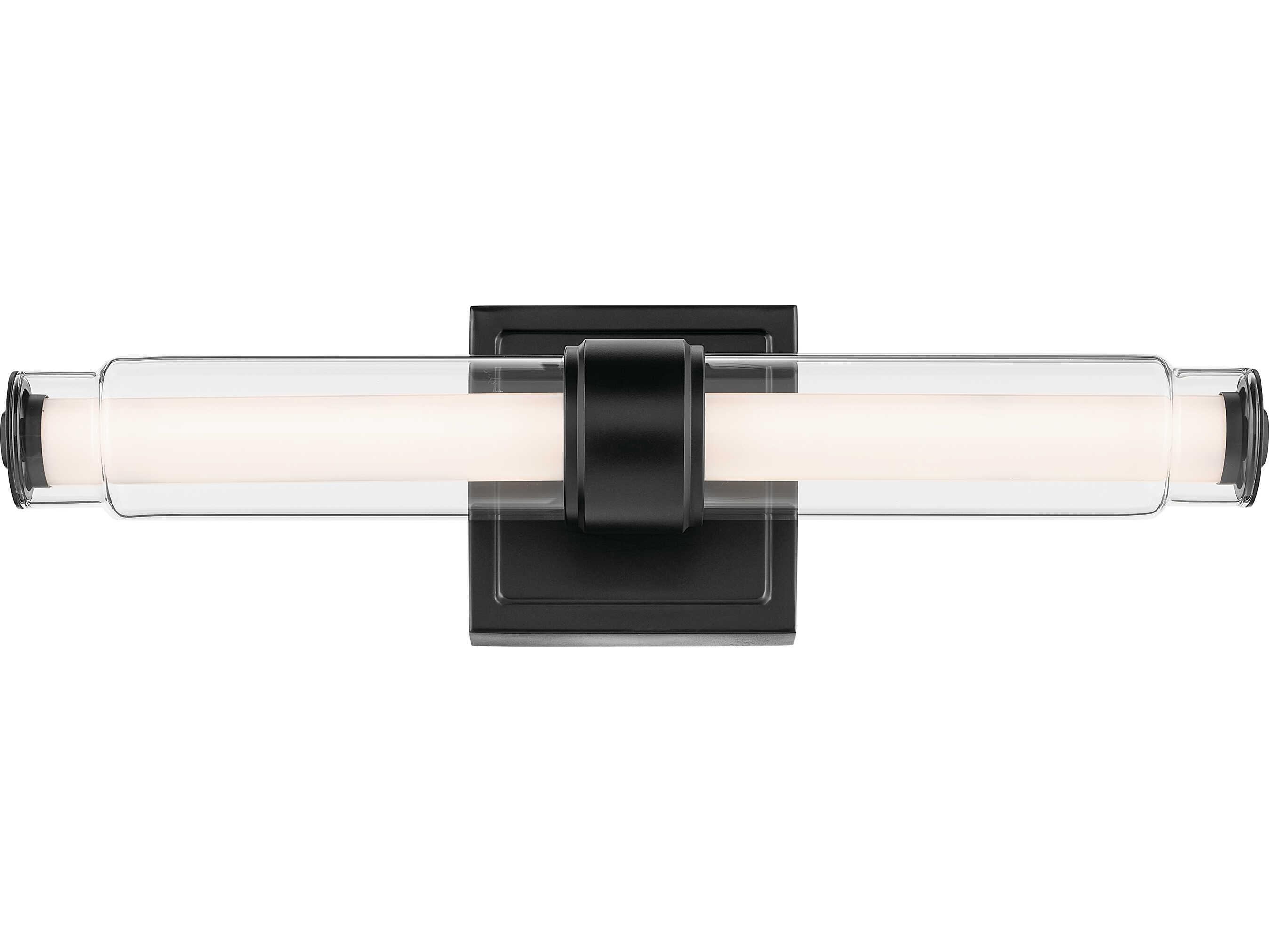 Kichler Laurene 1-Light Black Vanity Light