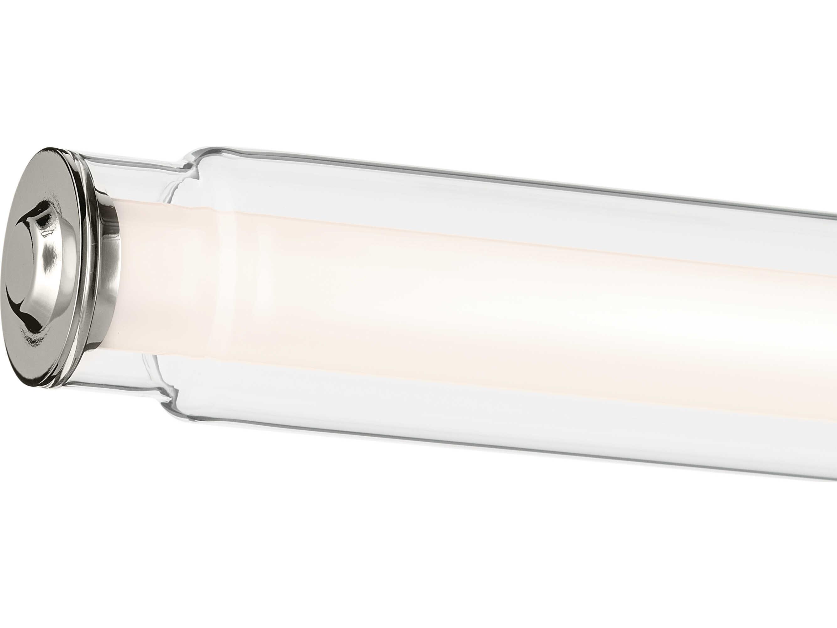 Kichler Laurene 1-Light Polished Nickel Vanity Light