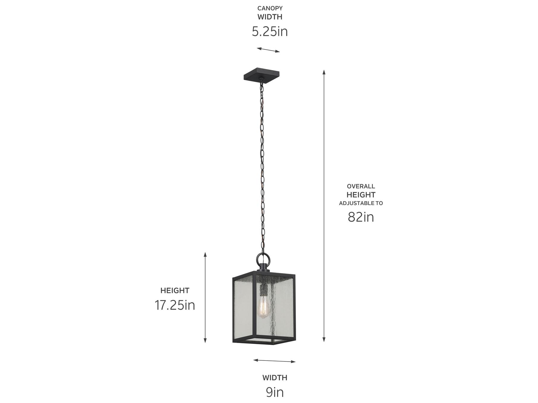 Kichler Lahden 1 - Light Outdoor Hanging Light