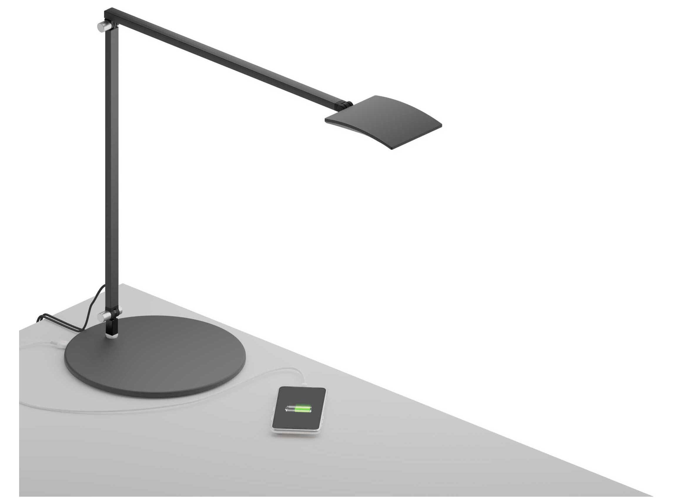 Koncept Mosso Metallic Black LED Desk Lamp