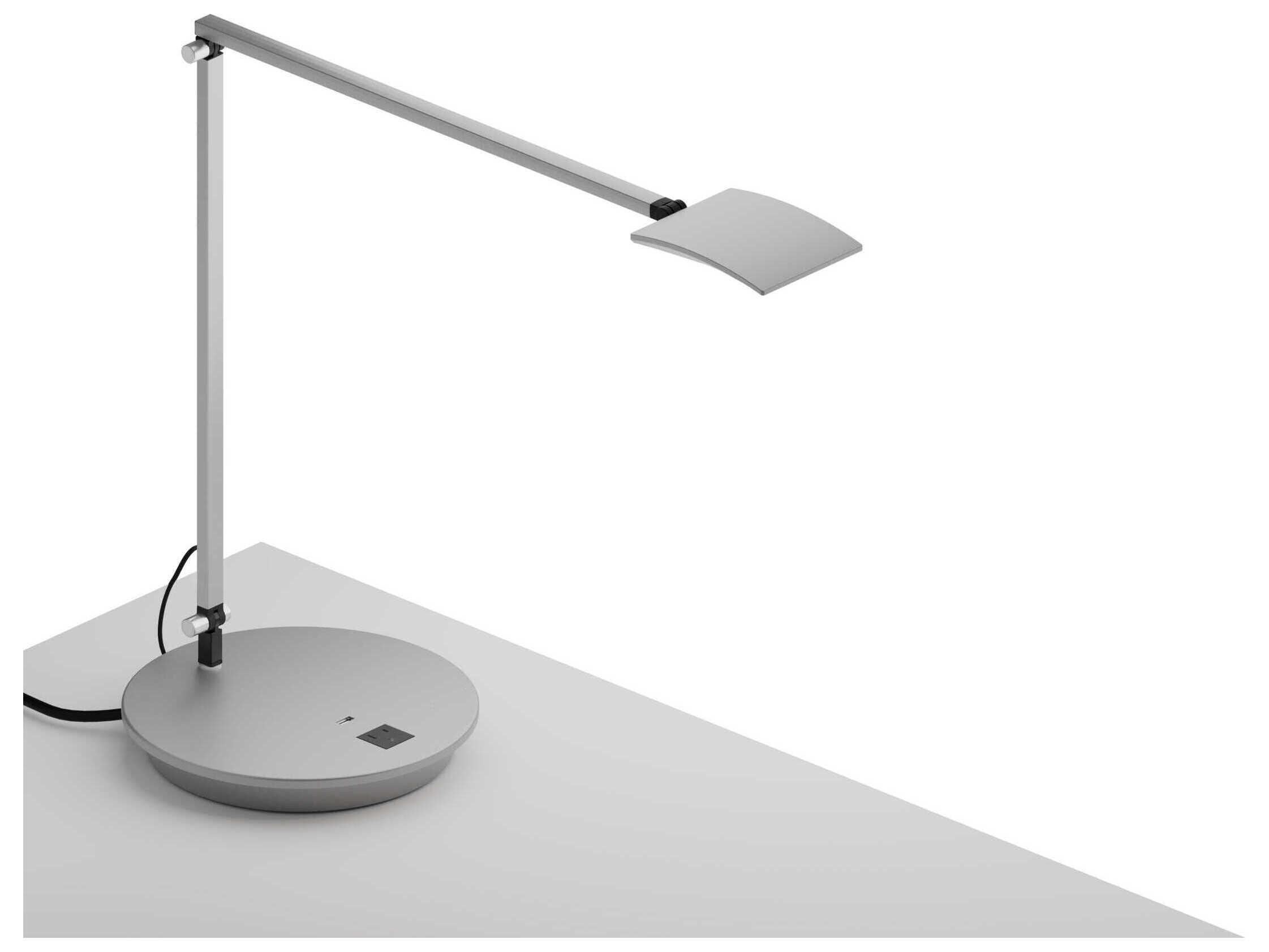 Koncept Mosso Silver LED Desk Lamp