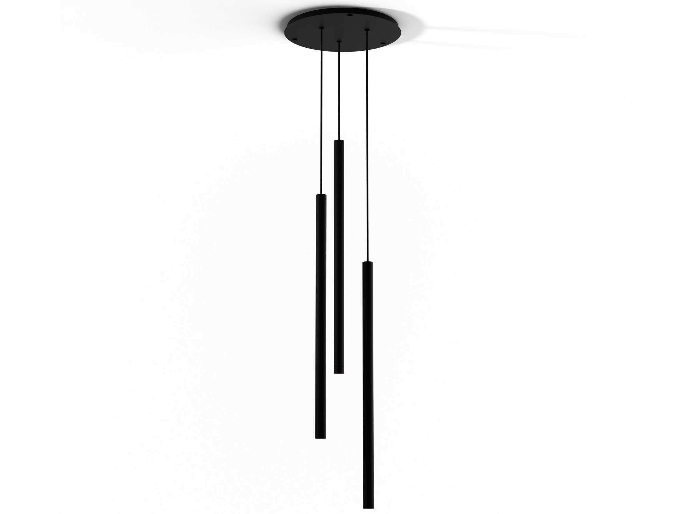Koncept Combi Black Cylinder Pendant