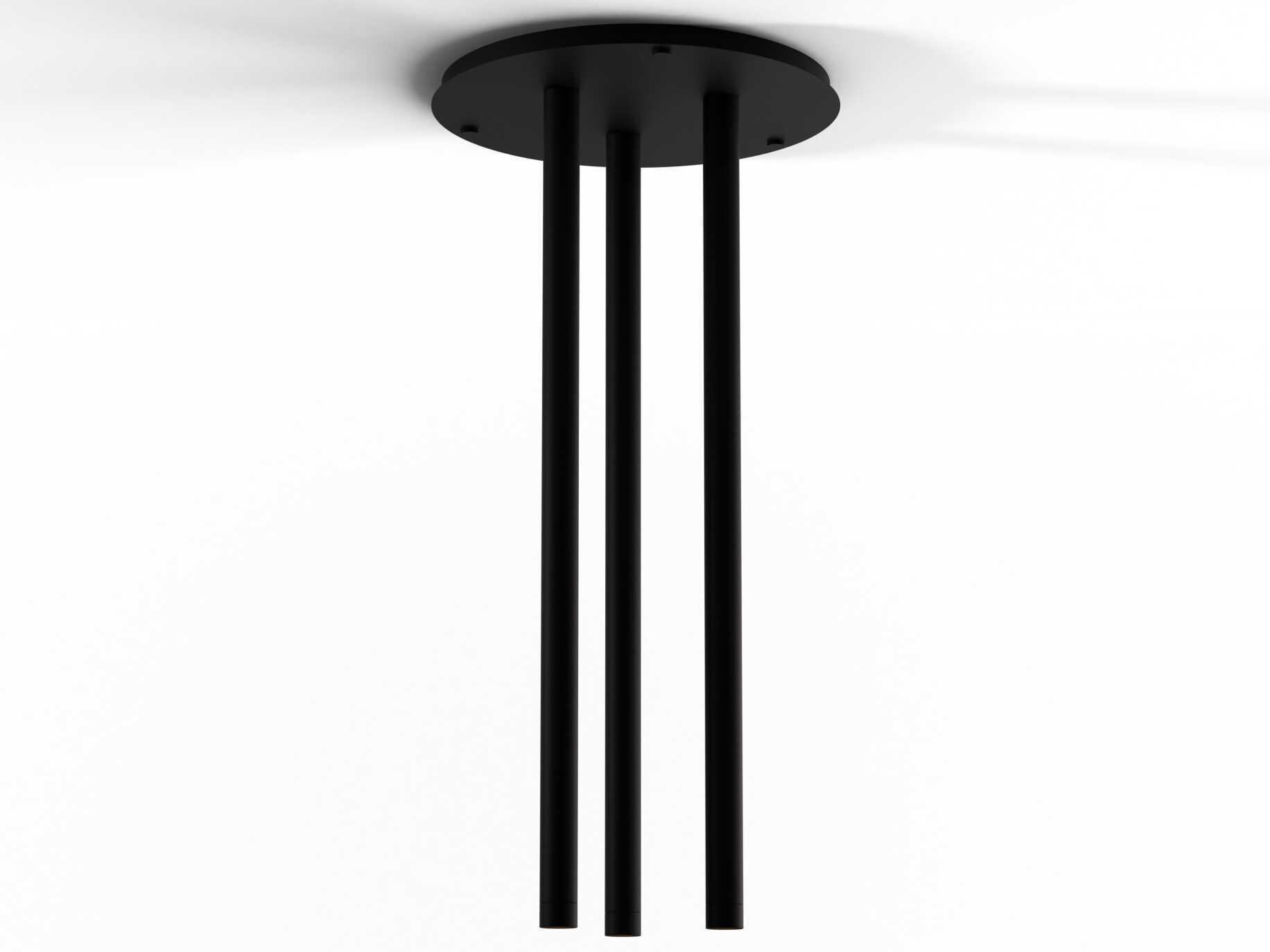Koncept Combi Black Cylinder Pendant