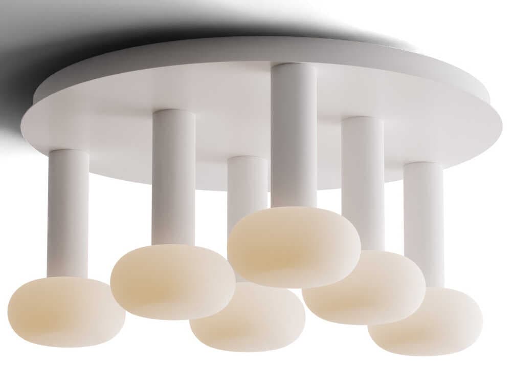 Koncept Combi Matte White Cylinder Pendant