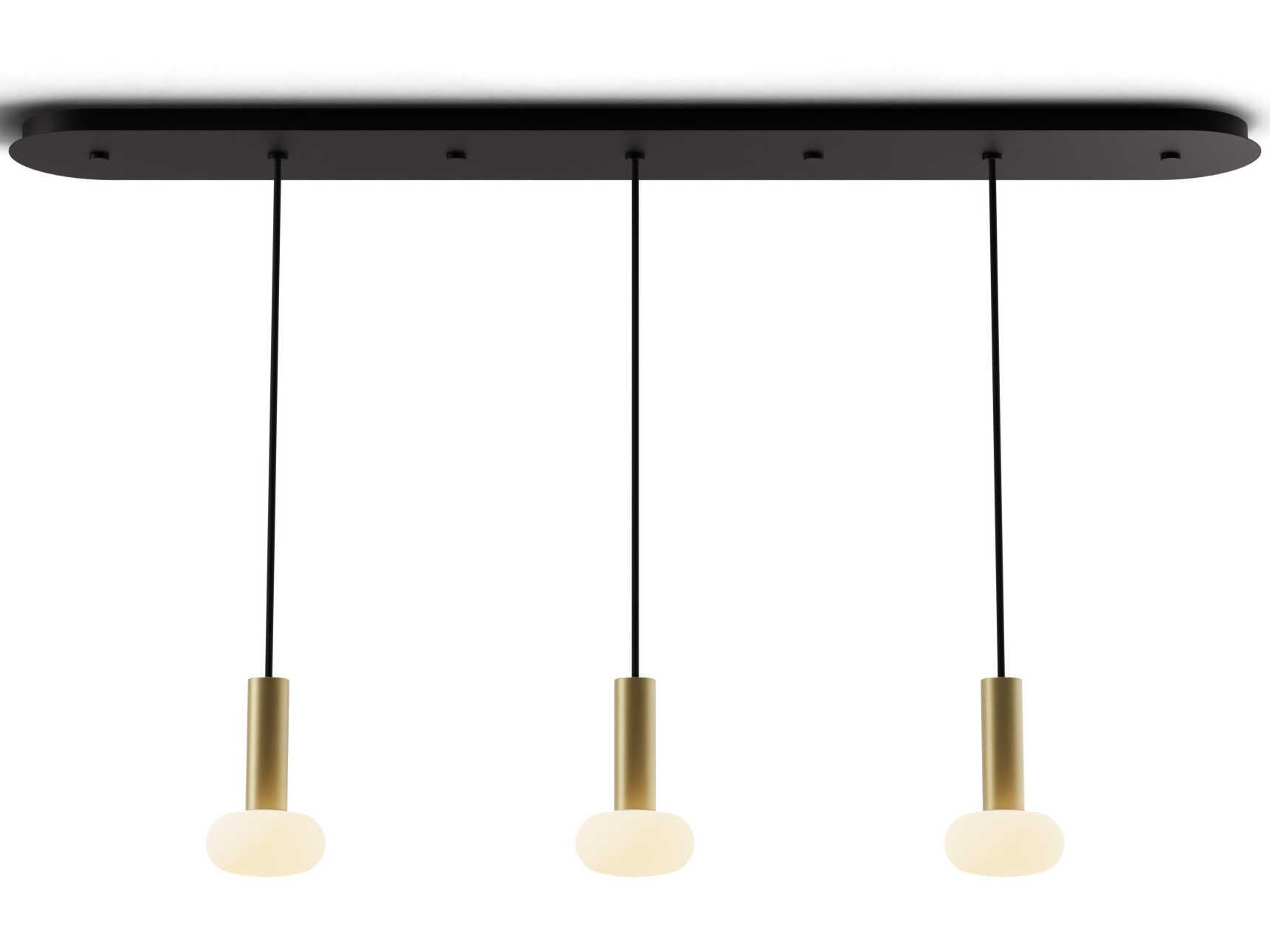Koncept Combi Brass Linear Island Pendant