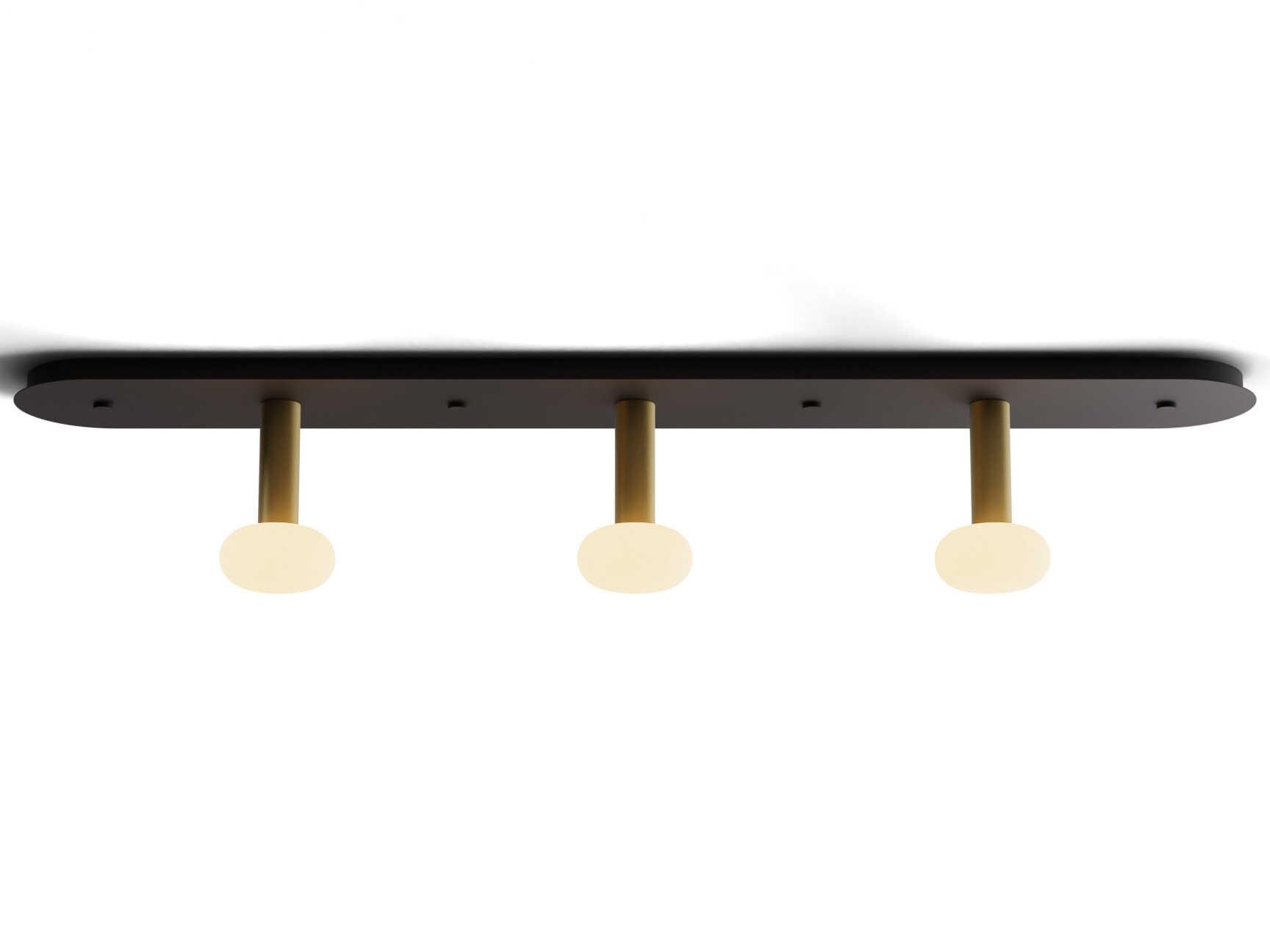 Koncept Combi Brass Linear Island Pendant