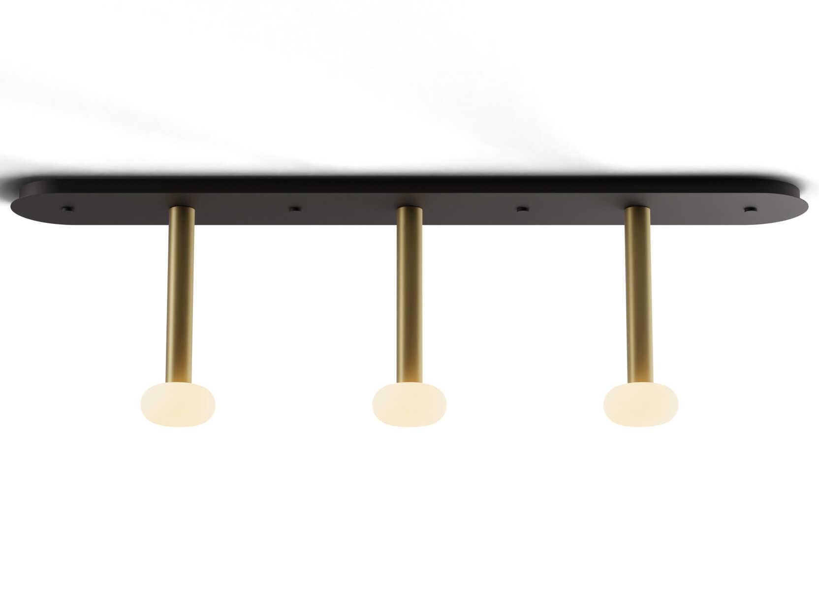 Koncept Combi Brass Linear Island Pendant