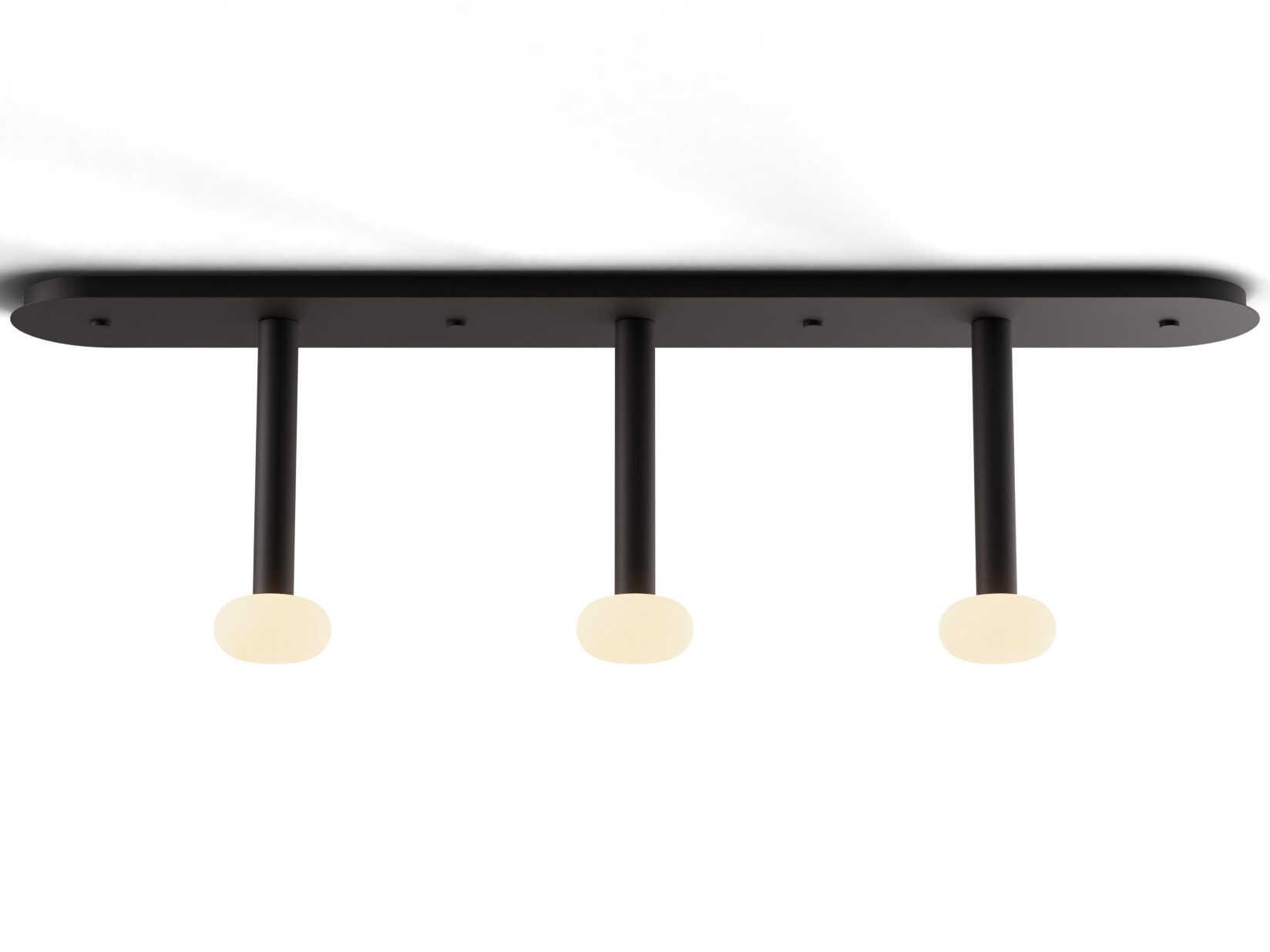 Koncept Combi Matte Black Linear Island Pendant