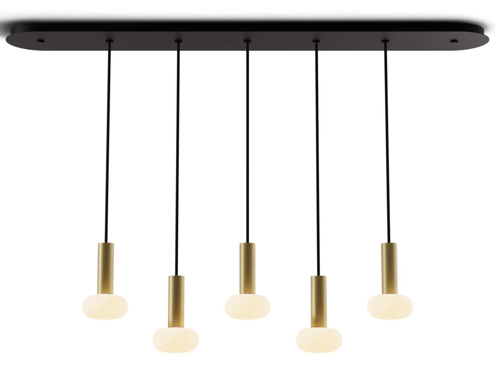 Koncept Combi Brass Linear Island Pendant