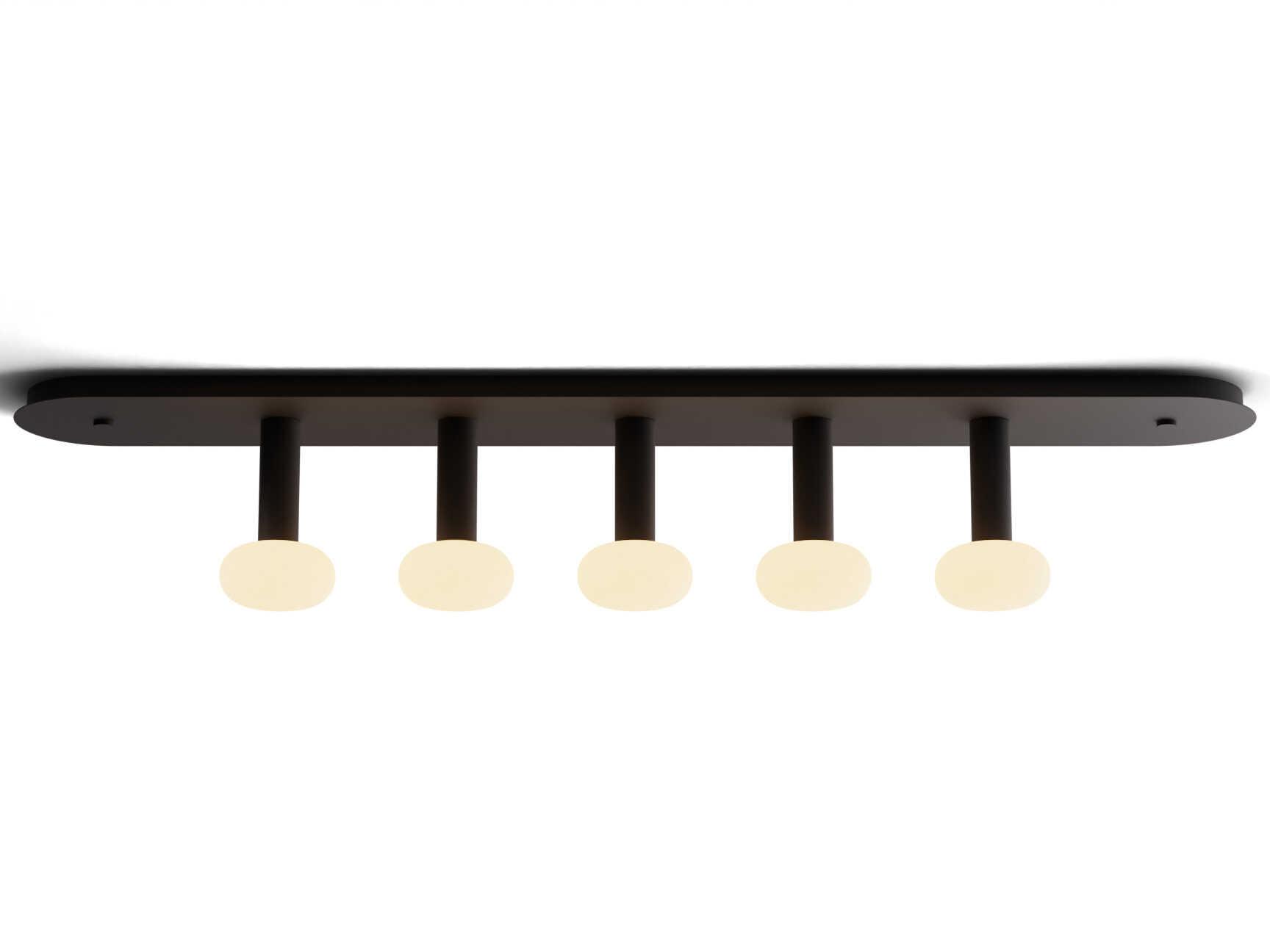 Koncept Combi Matte Black Linear Island Pendant