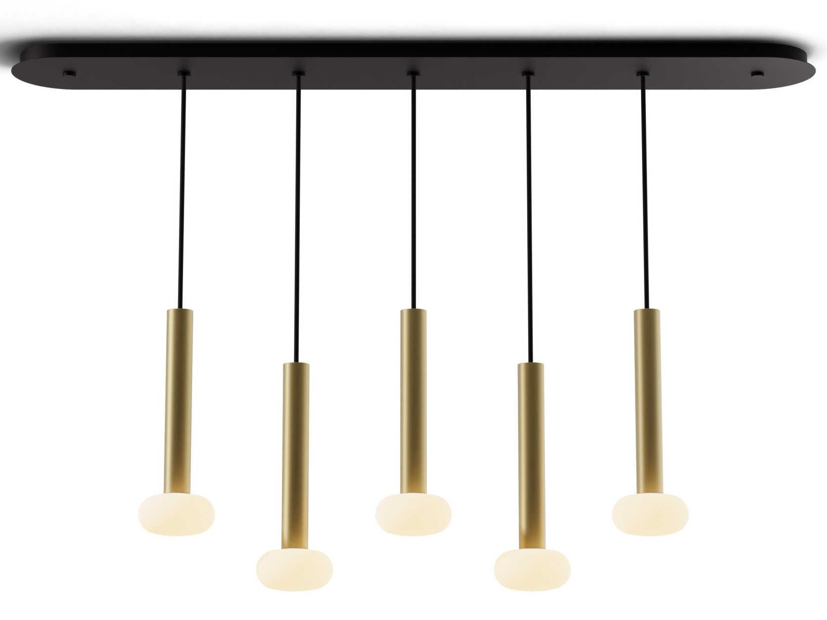 Koncept Combi Brass Linear Island Pendant