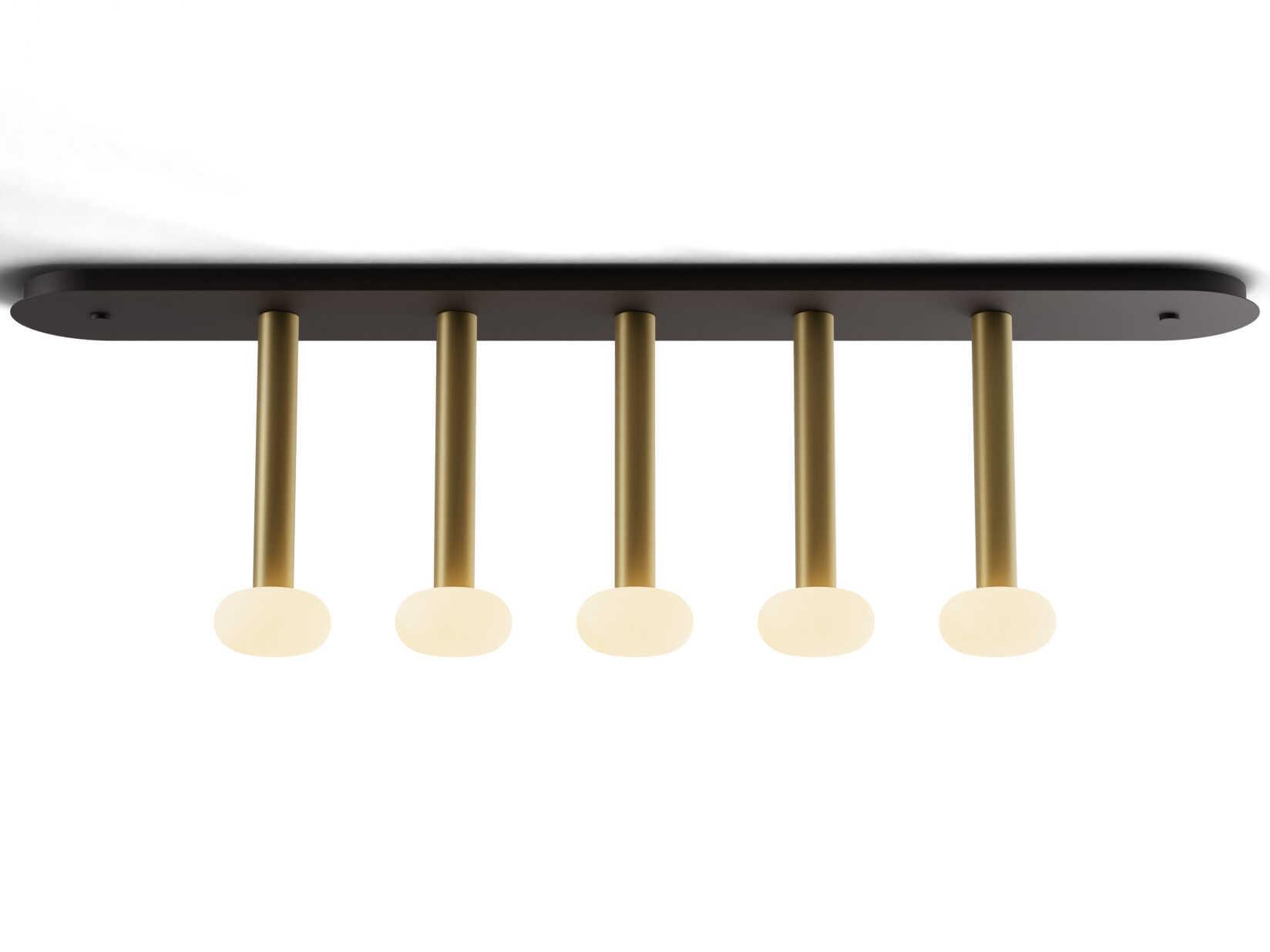 Koncept Combi Brass Linear Island Pendant