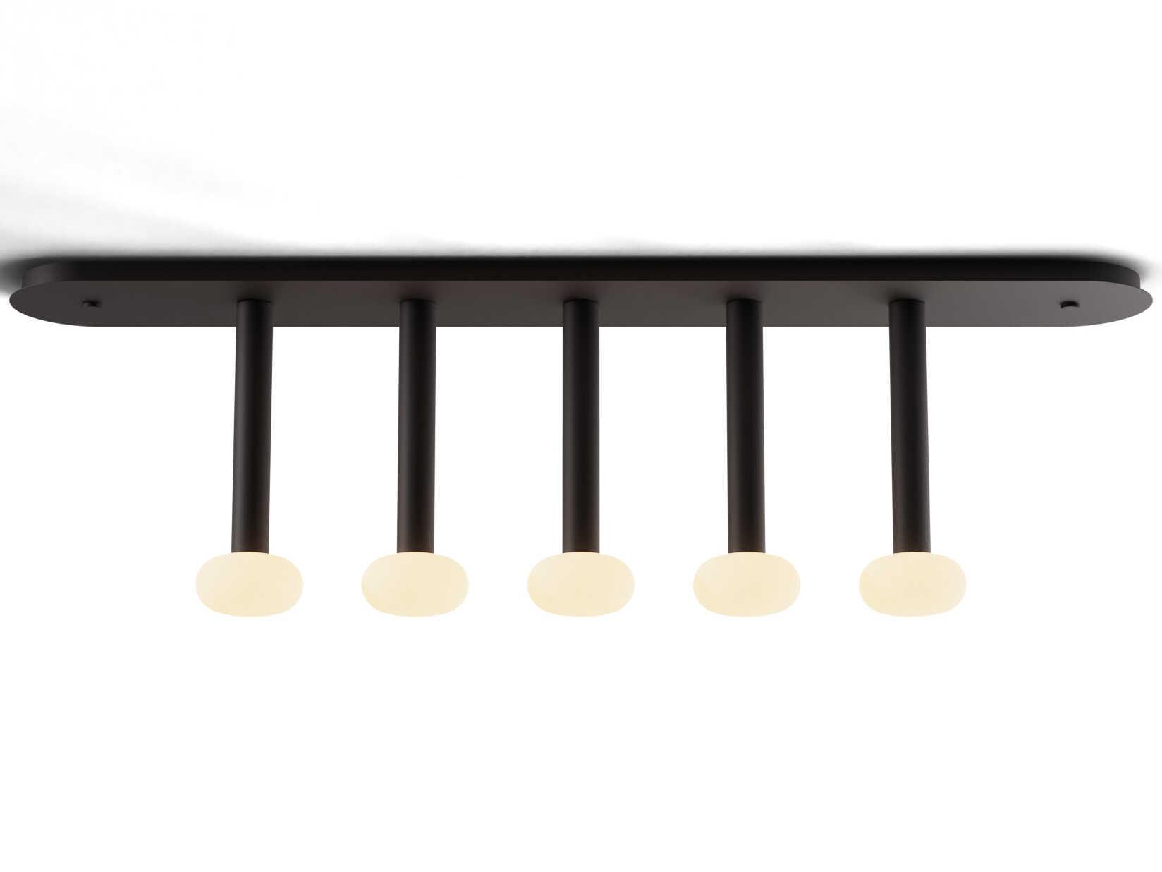 Koncept Combi Matte Black Linear Island Pendant